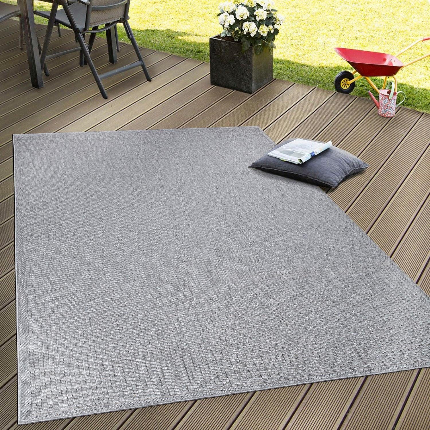 5. Bild von Paco Home Teppich »Timber 125«, rechteckig, Flachgewebe, Sisal Optik, auch als Läufer, In- und Outdoor geeignet