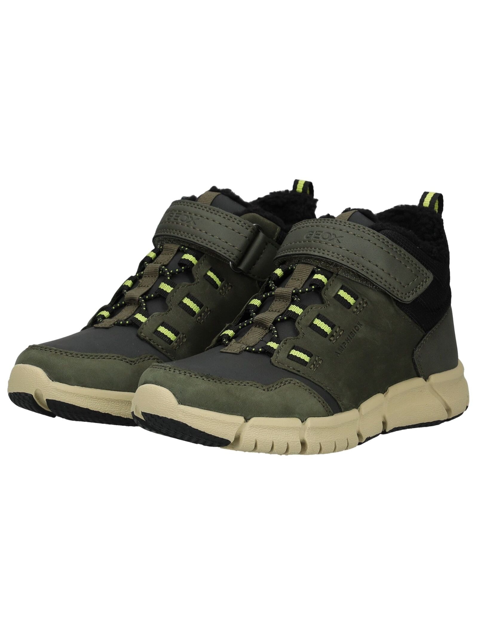 Geox Schnürstiefelette »Geox Stiefelette Leder/Synthetik«