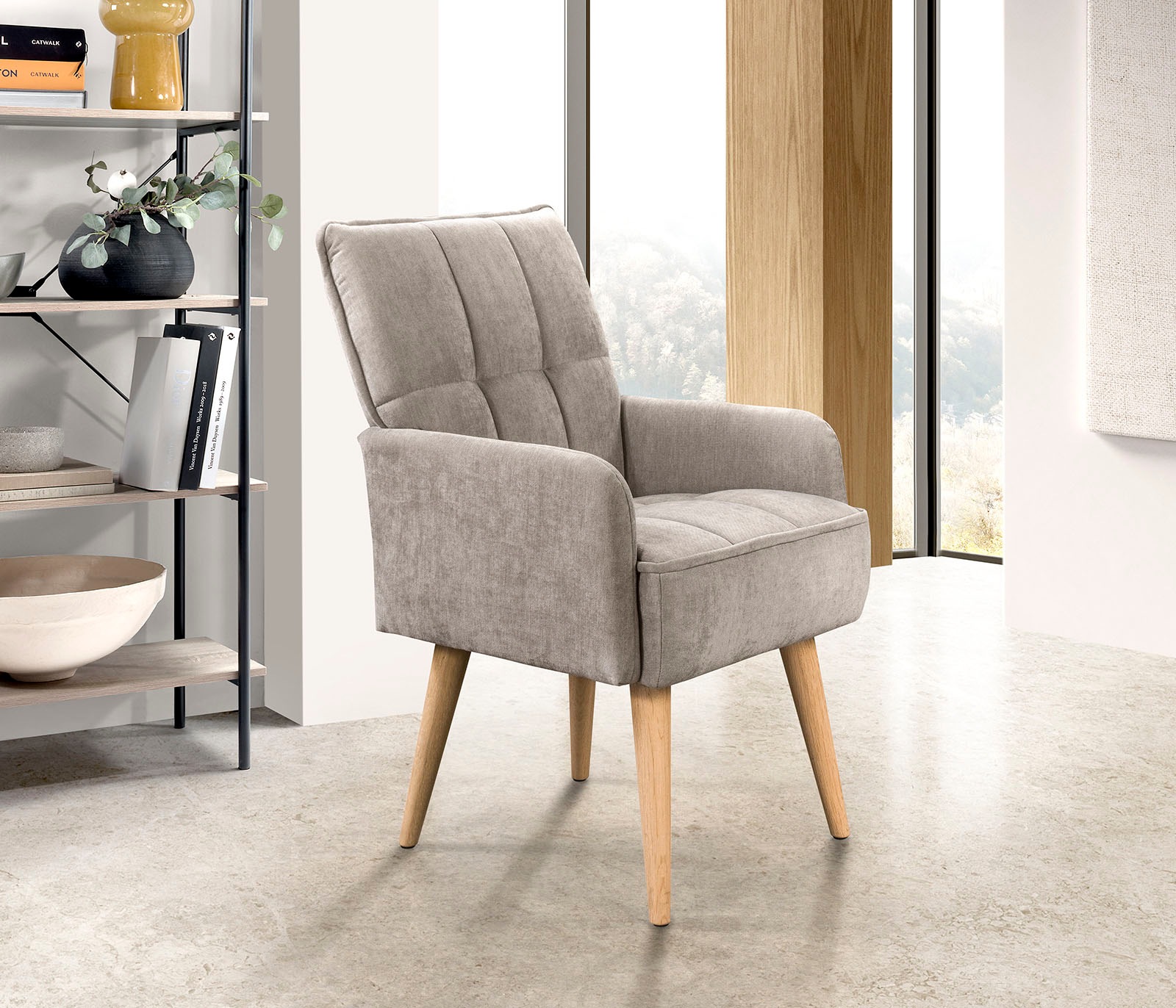 exxpo - sofa fashion Armlehnstuhl »Latte« ()