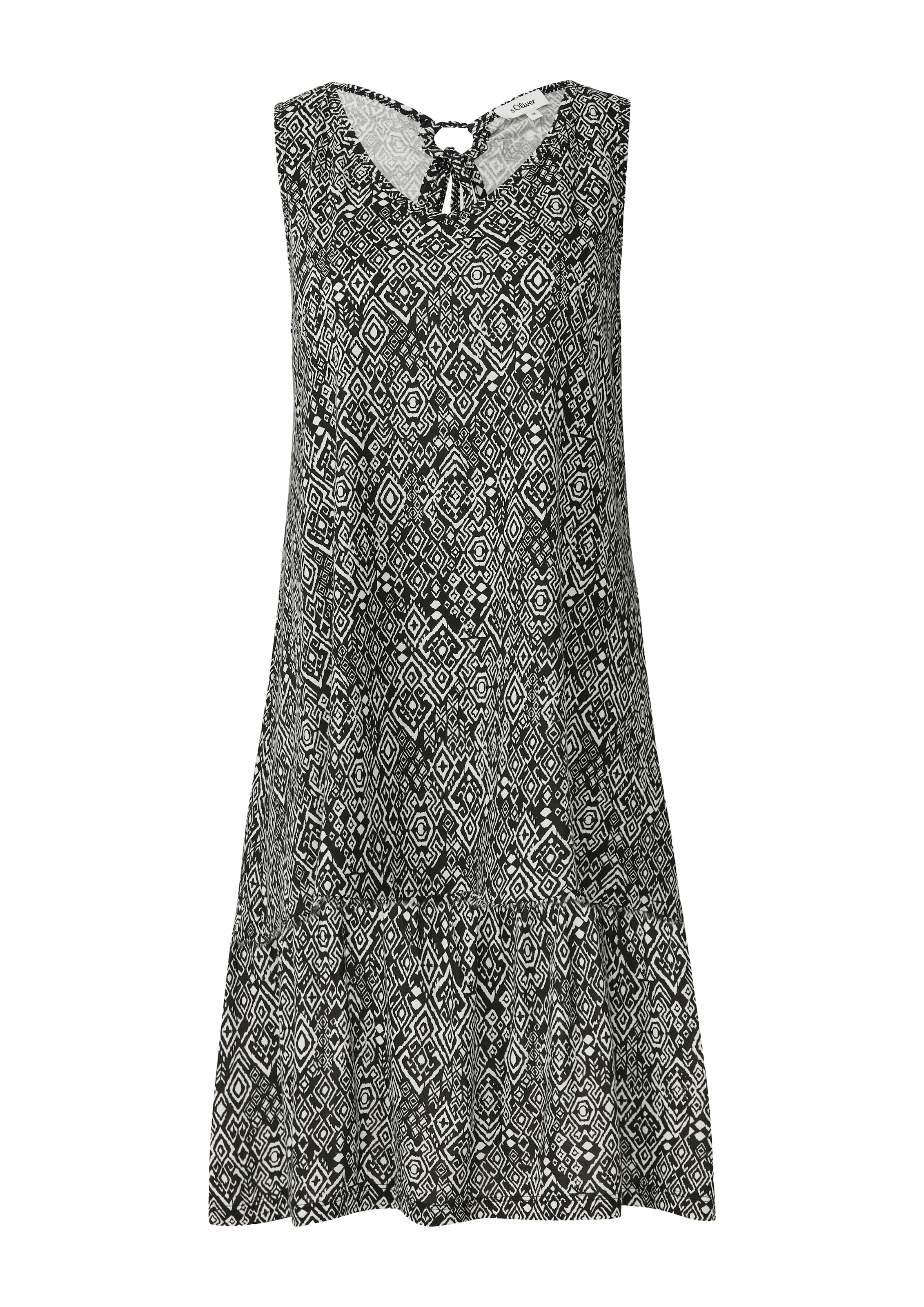 s.Oliver Jerseykleid, mit All-Over Print