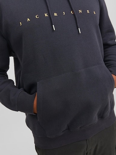 Jack & Jones PlusSize Kapuzensweatshirt »JJESTAR JJ SWEAT HOOD NOOS PLS«, mit Kängurutasche
