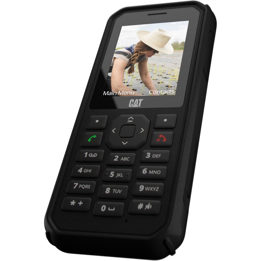 CAT Handy »CAT B40, Dual-Sim«, black, 6,1 cm/2,4 Zoll, 2 MP Kamera