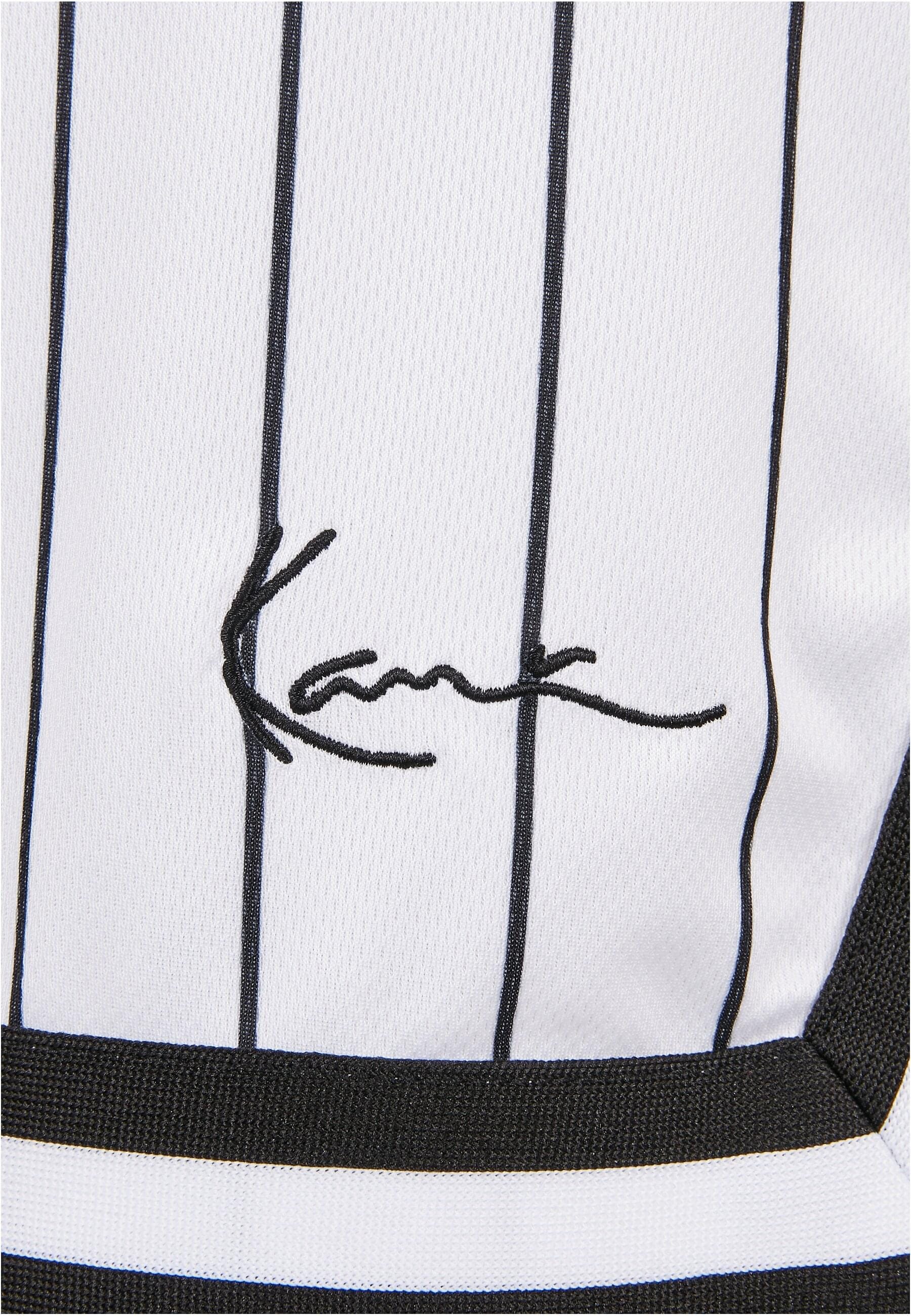 Karl Kani Stoffhose »Karl Kani Herren Small Signature Pinstripe Mesh Shorts«