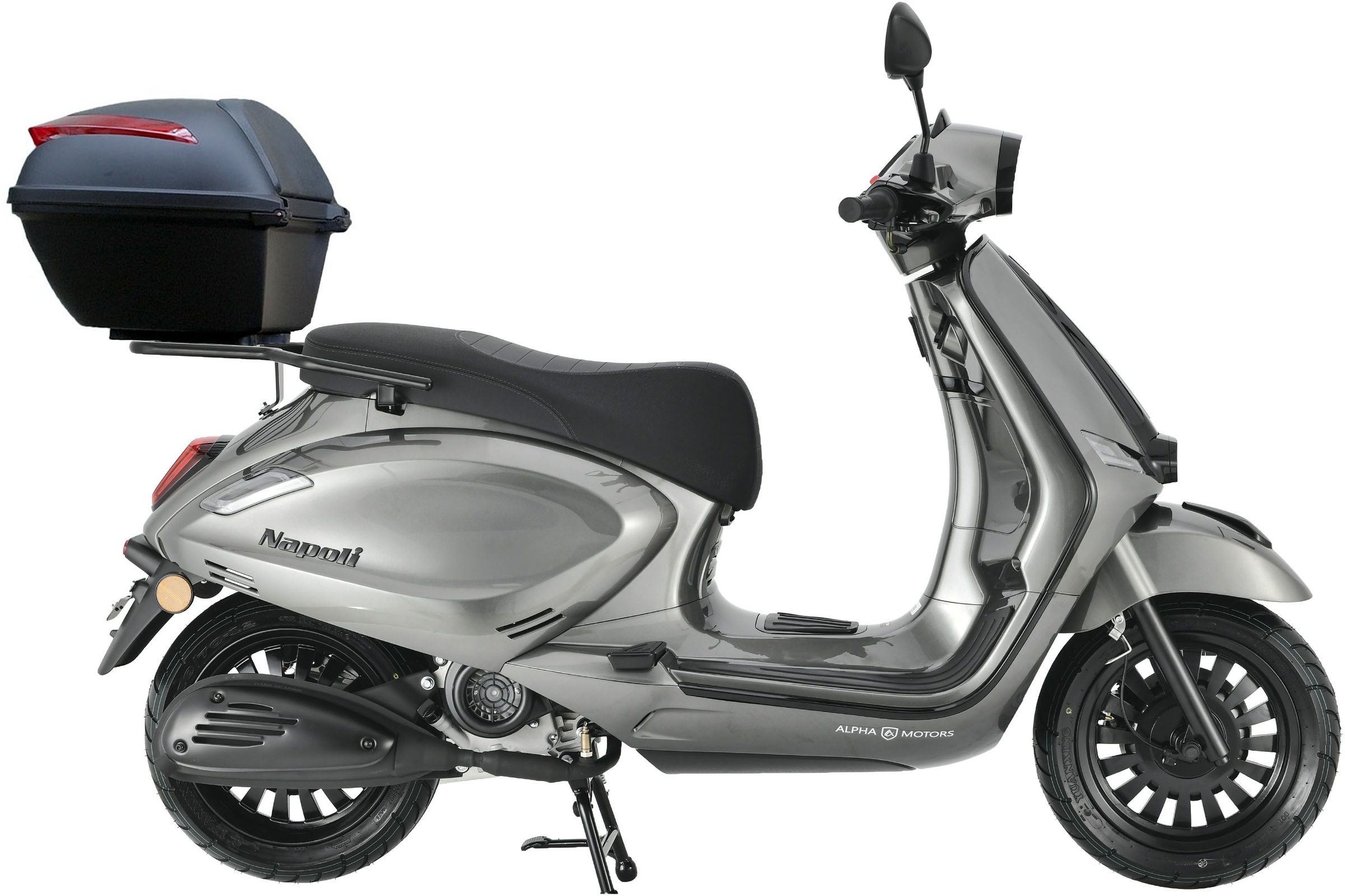 Alpha Motors Motorroller »Napoli 50 ccm 45 km/h EURO 5 (mit/ohne Topcase)«, 50 cm³, 45 km/h, Euro 5, 3,26 PS