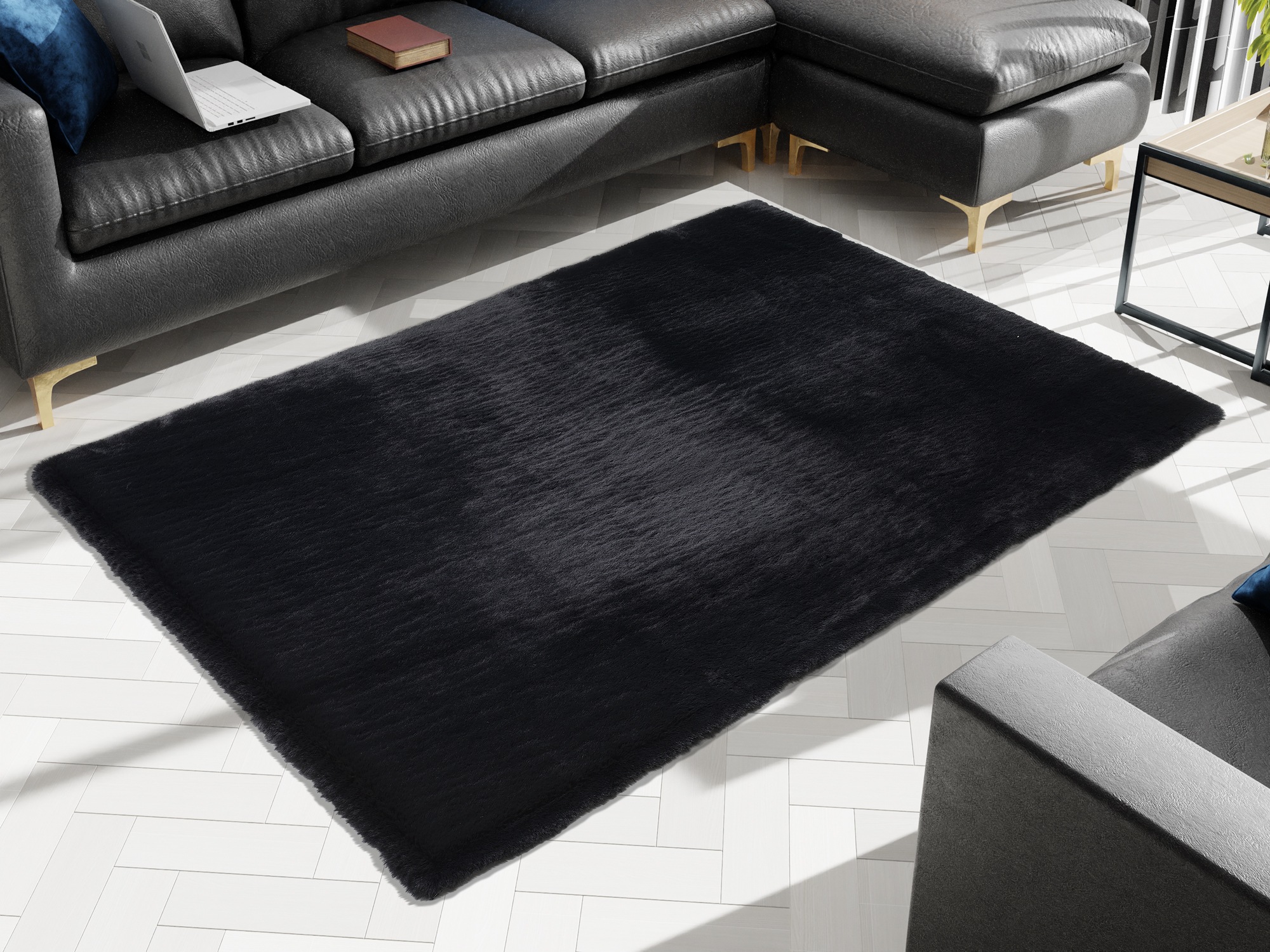 OCI DIE TEPPICHMARKE Hochflor-Teppich "ROCKY SOFT" rechteckig 35 mm Höhe Ku günstig online kaufen