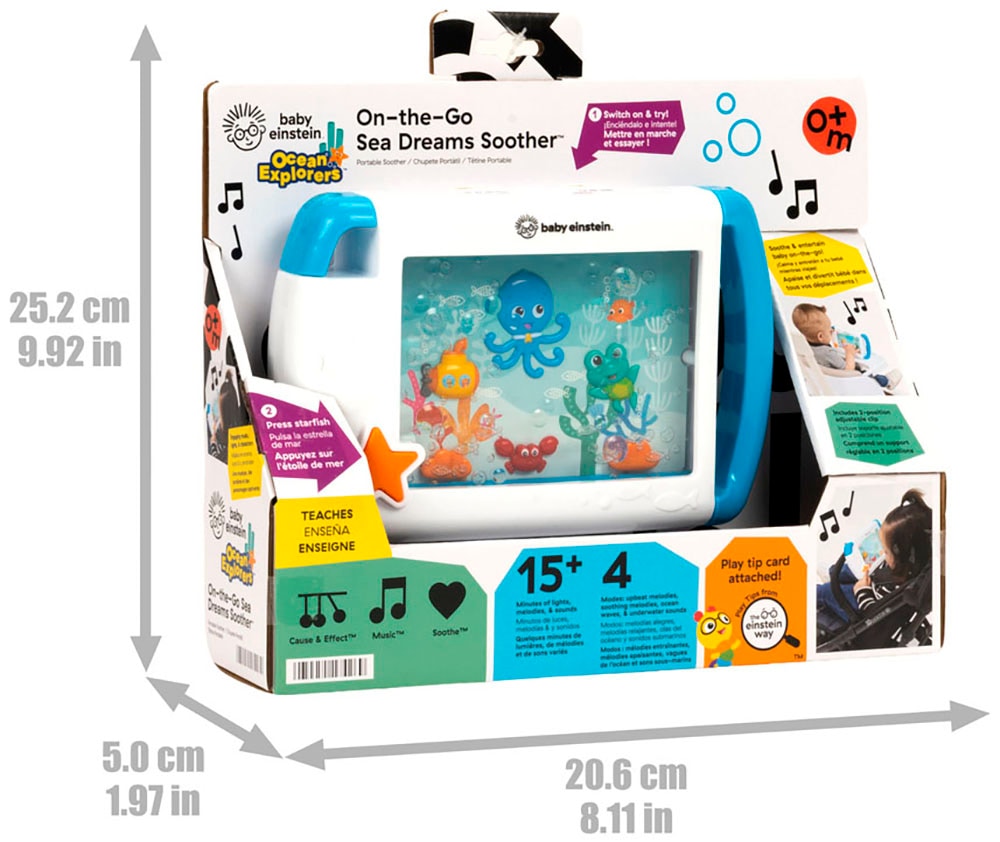 Baby Einstein Greifspielzeug »On The Go Sea Dreams Soother« mit Licht und Sound