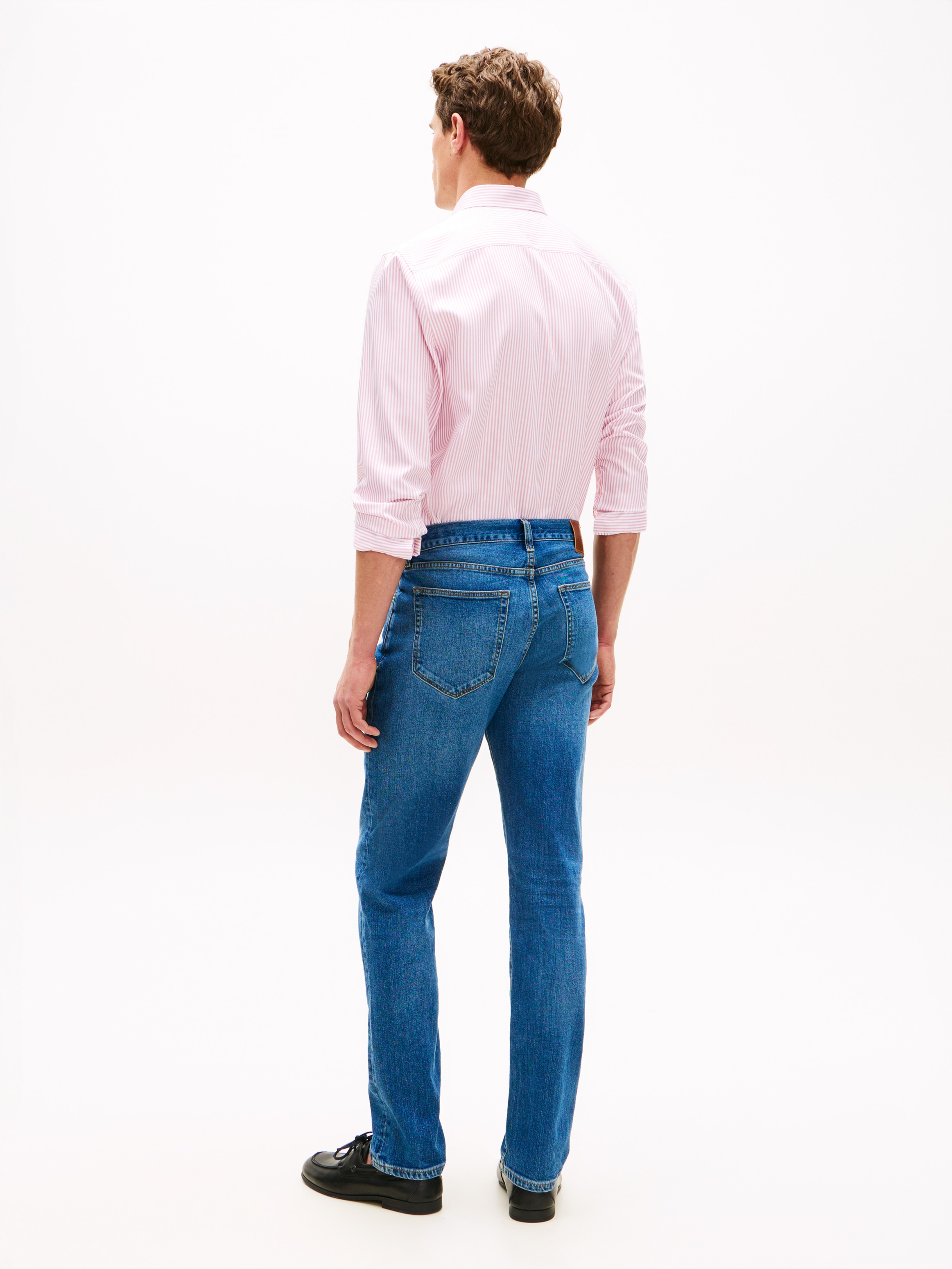 Tommy Hilfiger Slim-fit-Jeans »Denton« Slim Straight fit mit elastischem Denim