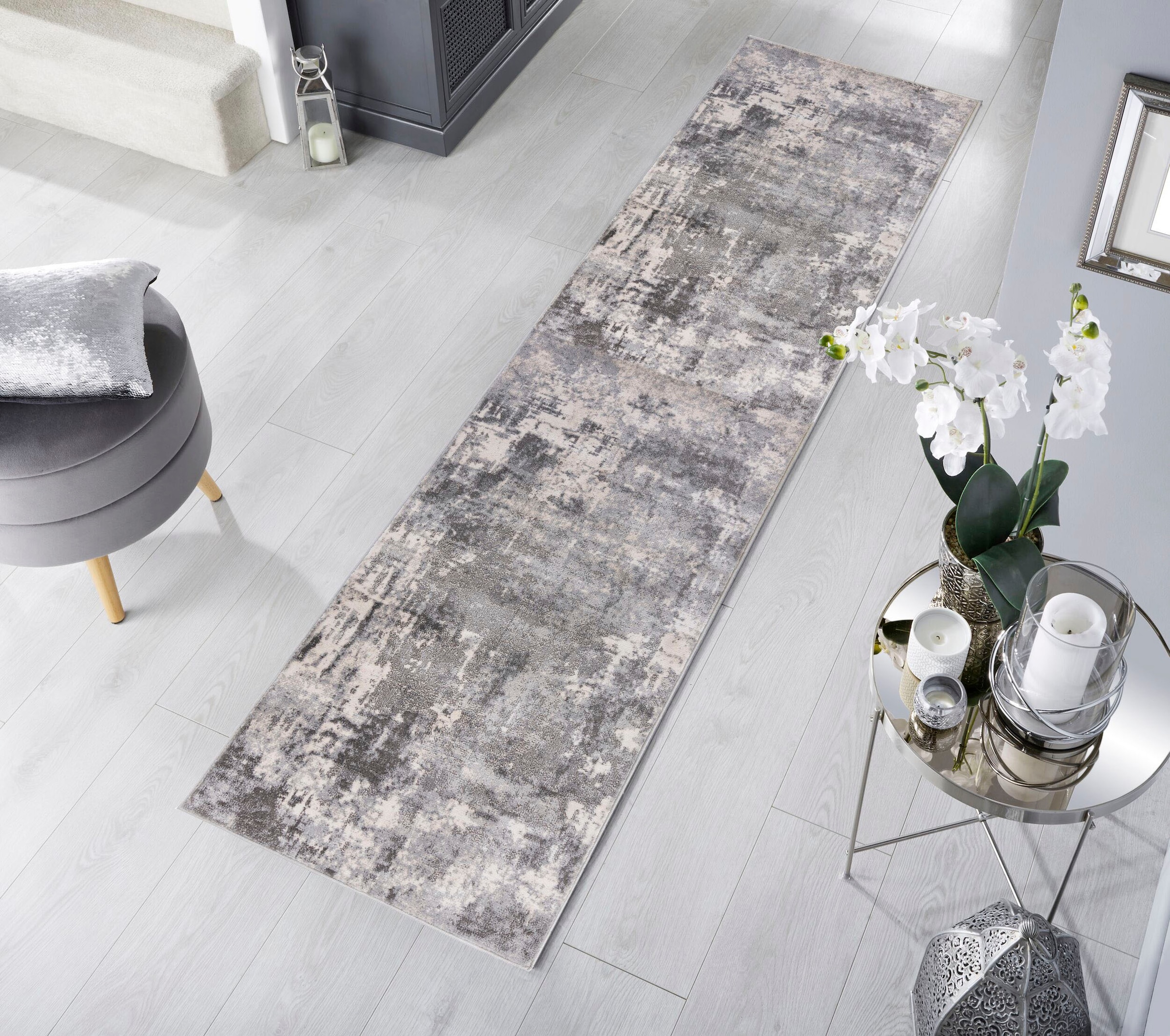 FLAIR RUGS Läufer »Wonderlust«, rechteckig, 10 mm Höhe, fußbodenheizungsgeeignet, mehrfarbig, Vintage Design, Läufer, Abstrakt