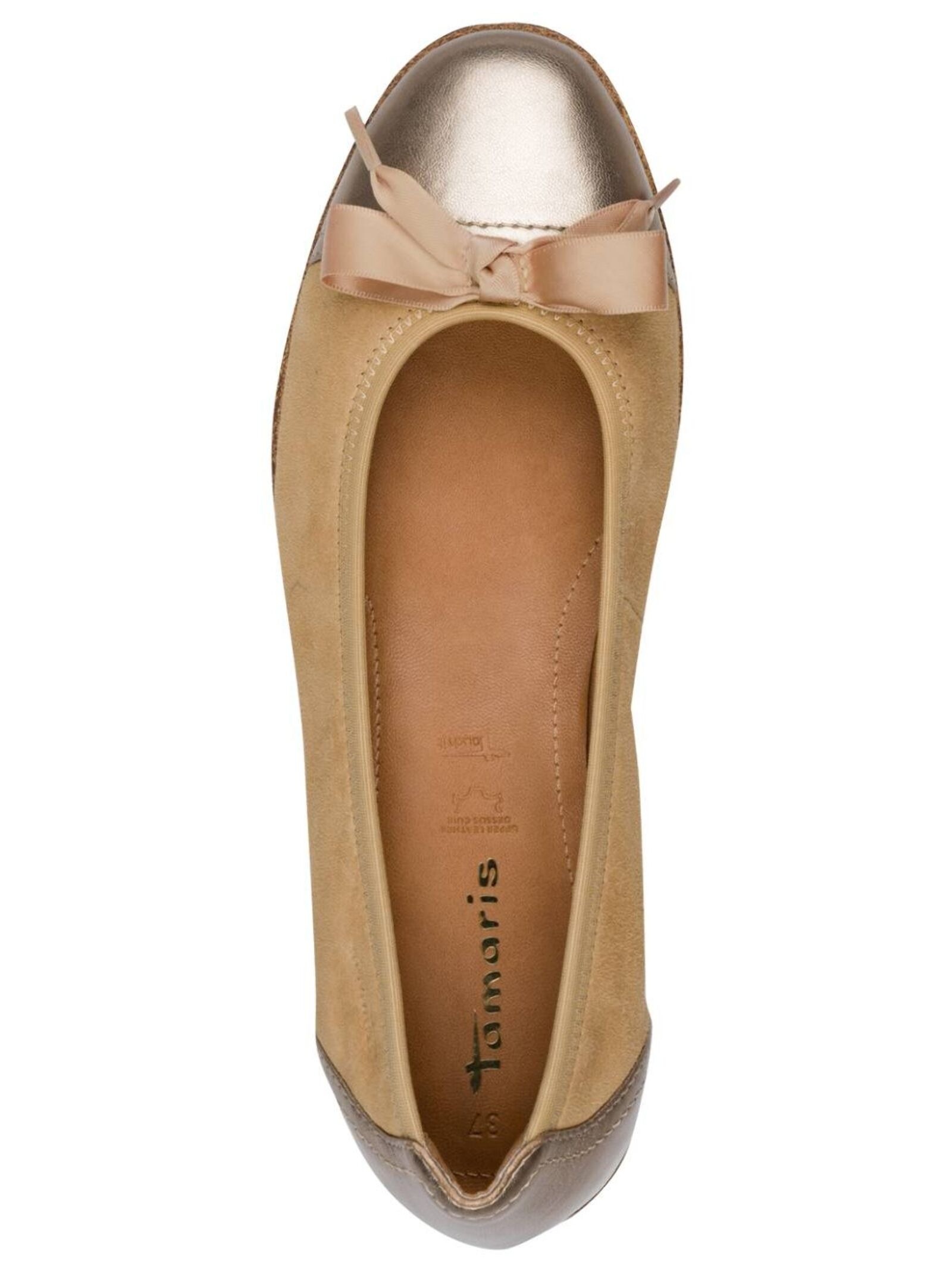 Tamaris Ballerina »Tamaris Ballerinas Leder/Synthetik«