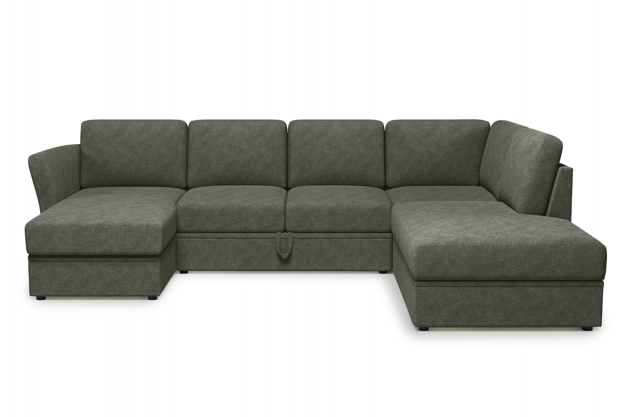 Home affaire Wohnlandschaft »Lavars Schlafsofa« mit Bettfunktion und Stauraum, in zwei verschiedenen Bezugsqualitäten
