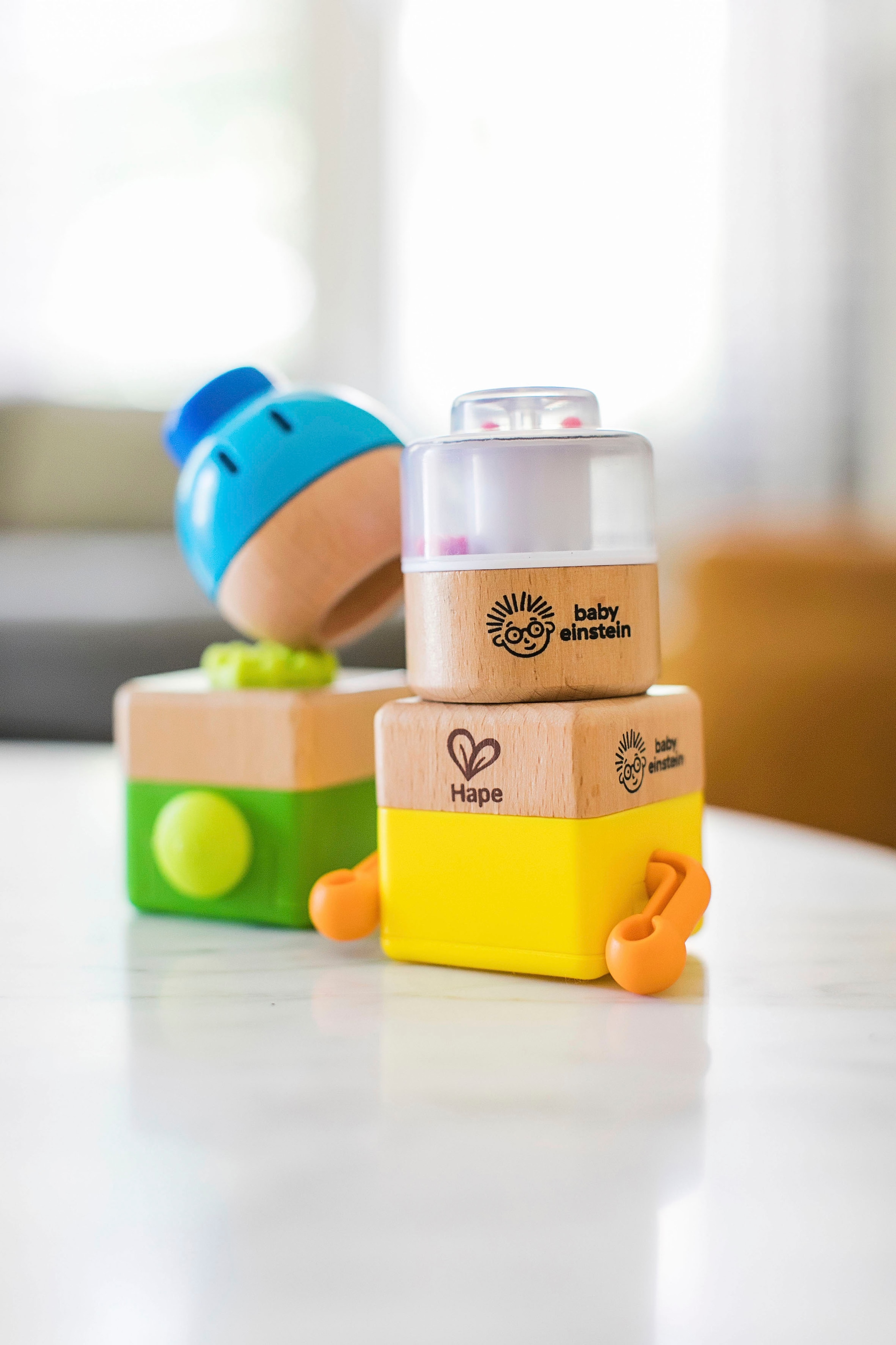 Hape Spielbauklötze »Baby Einstein, Vier verrückte Bausteine«, (4 St.)