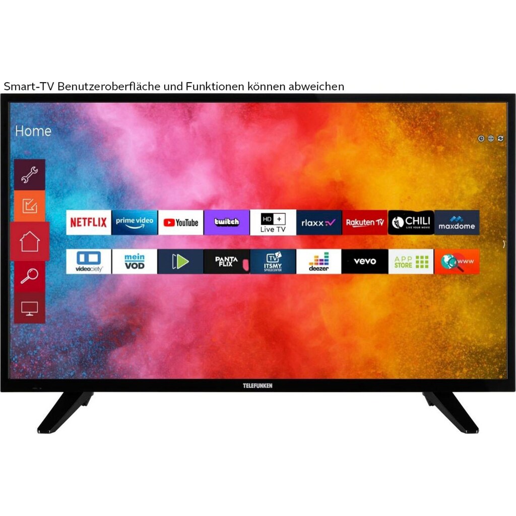 Telefunken LED-Fernseher »D39H500M1CW«, 98 cm/39 Zoll, HD-ready, Smart-TV