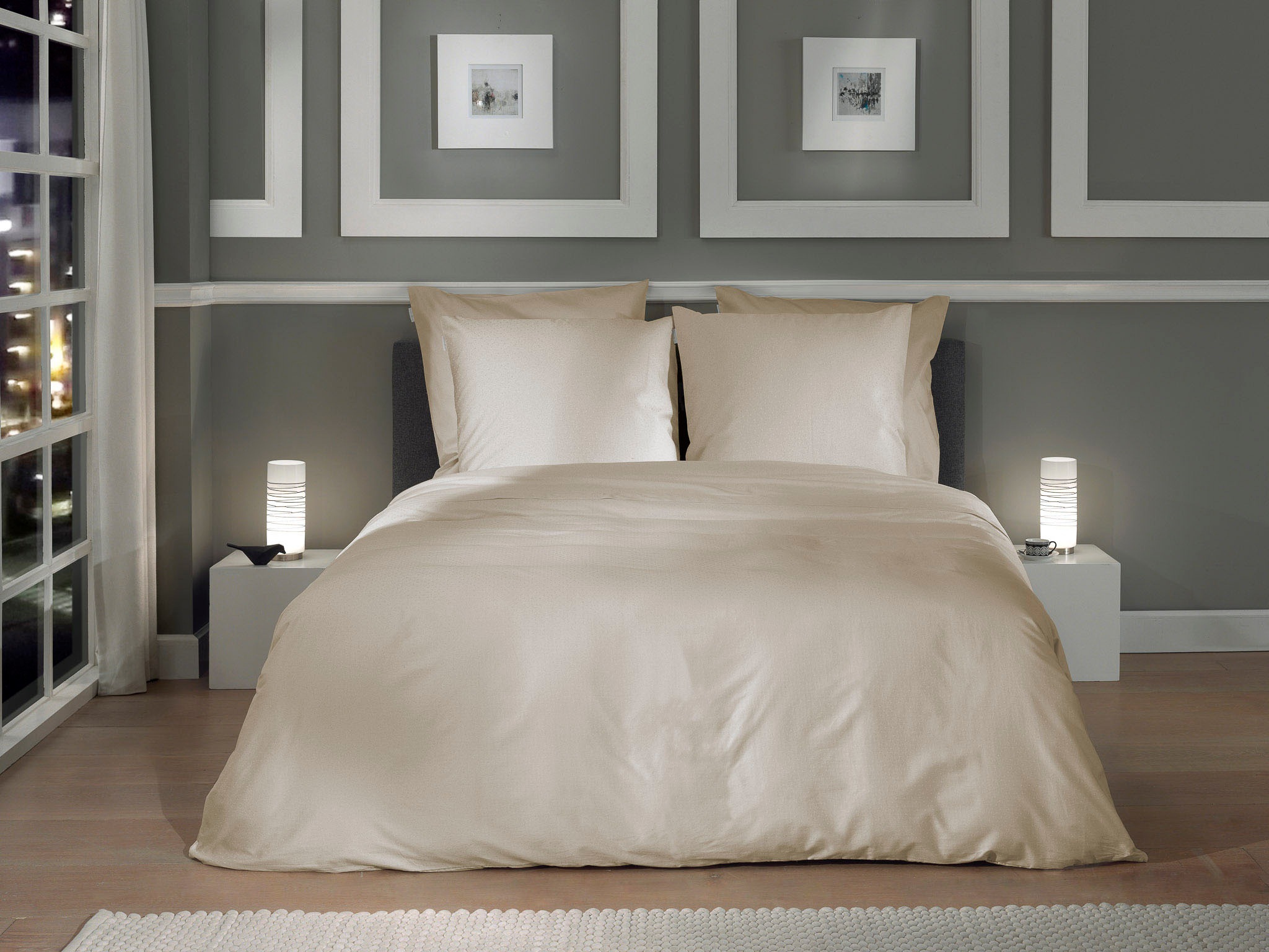 Heckett & Lane Bettwäsche »Punto« 2 Stk. tlg. gepunktet, 100% Baumwolle ab günstig online kaufen