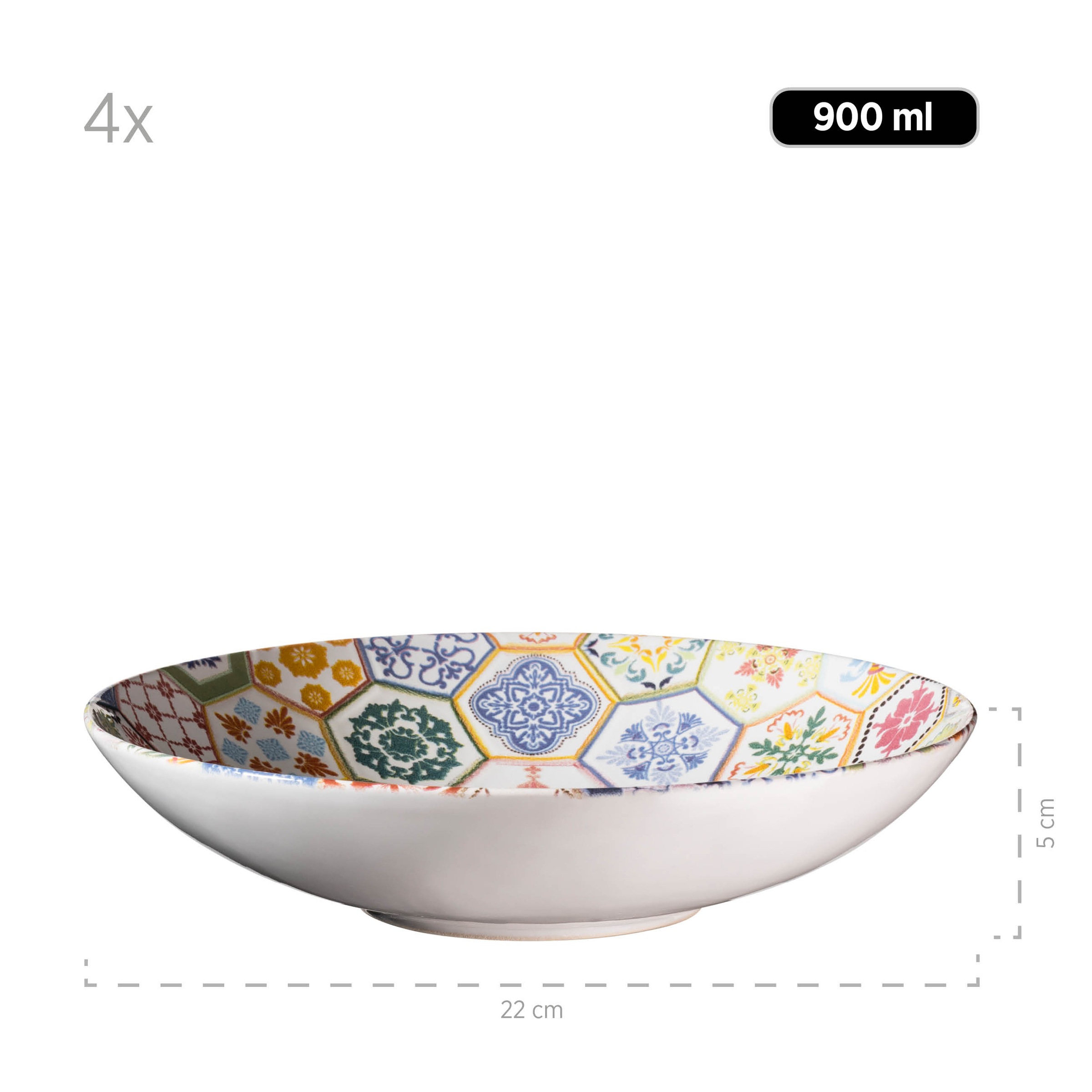 MÄSER Tafelservice »AMARANTE, Geschirr-Set, Keramik«