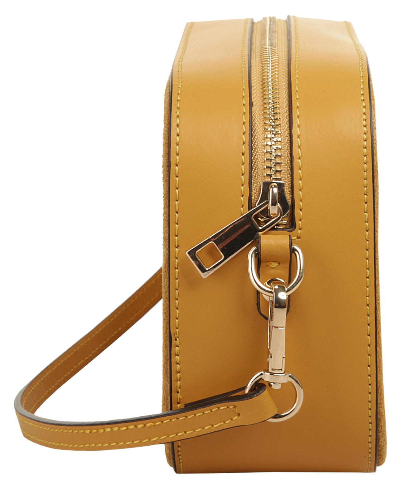 Cluty Umhängetasche, echt Leder, Made in Italy