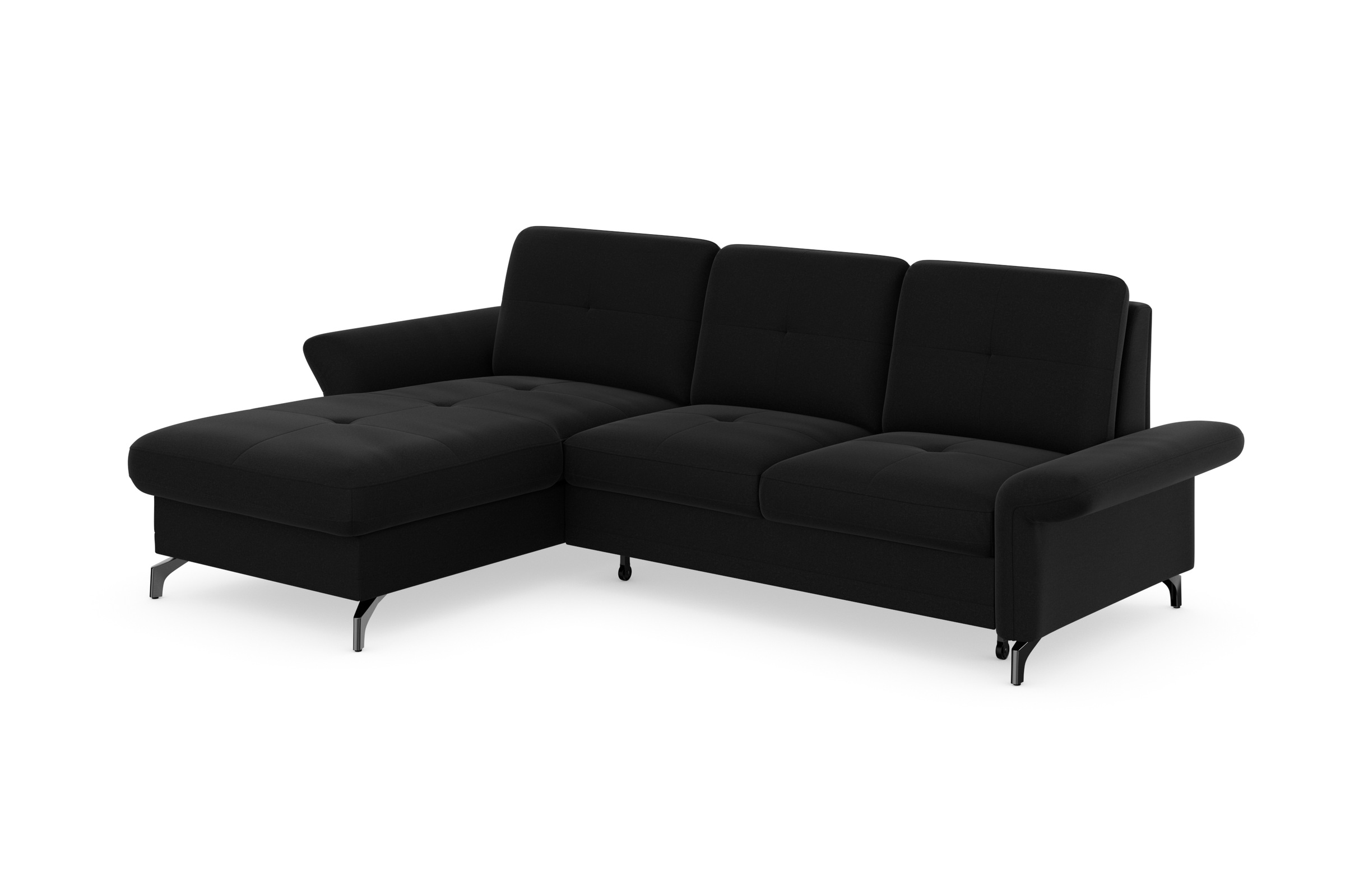 Places of Style Ecksofa »Calando L-Form«, wahlweise mit Bettfunktion, Bettkasten und Armteilfunktion