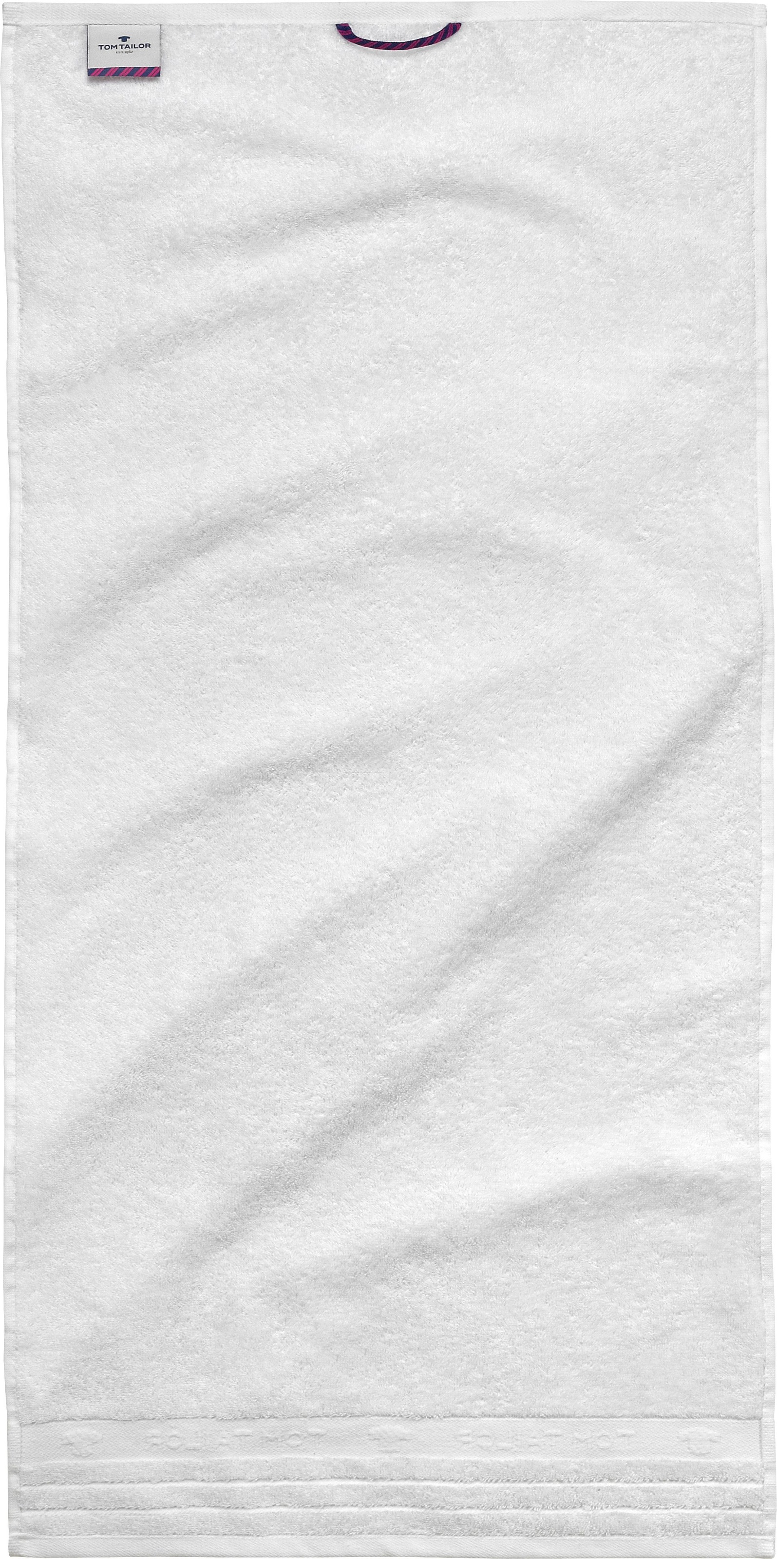 TOM TAILOR HOME Handtücher »Color Bath«, (2 St., 2er Set Handtücher 50 x 100 cm), im Set, mit Logo in Bordüre