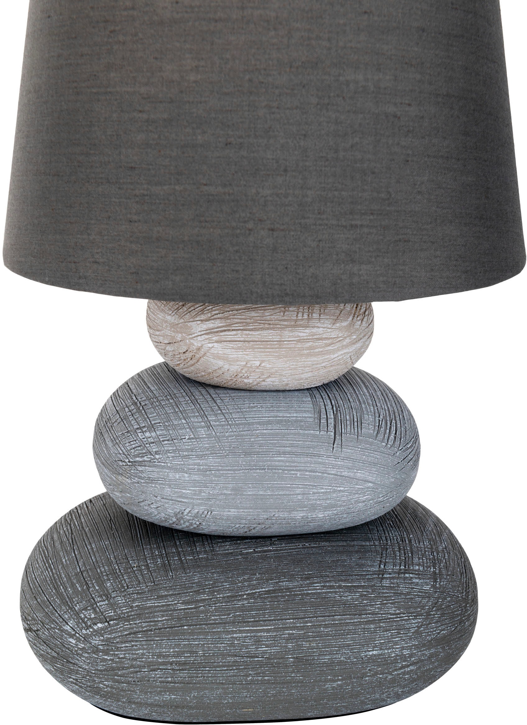 näve LED Tischleuchte »Stoney«, Leuchtmittel E14 | ohne Leuchtmittel, Zuleitung: ca. 130 cm