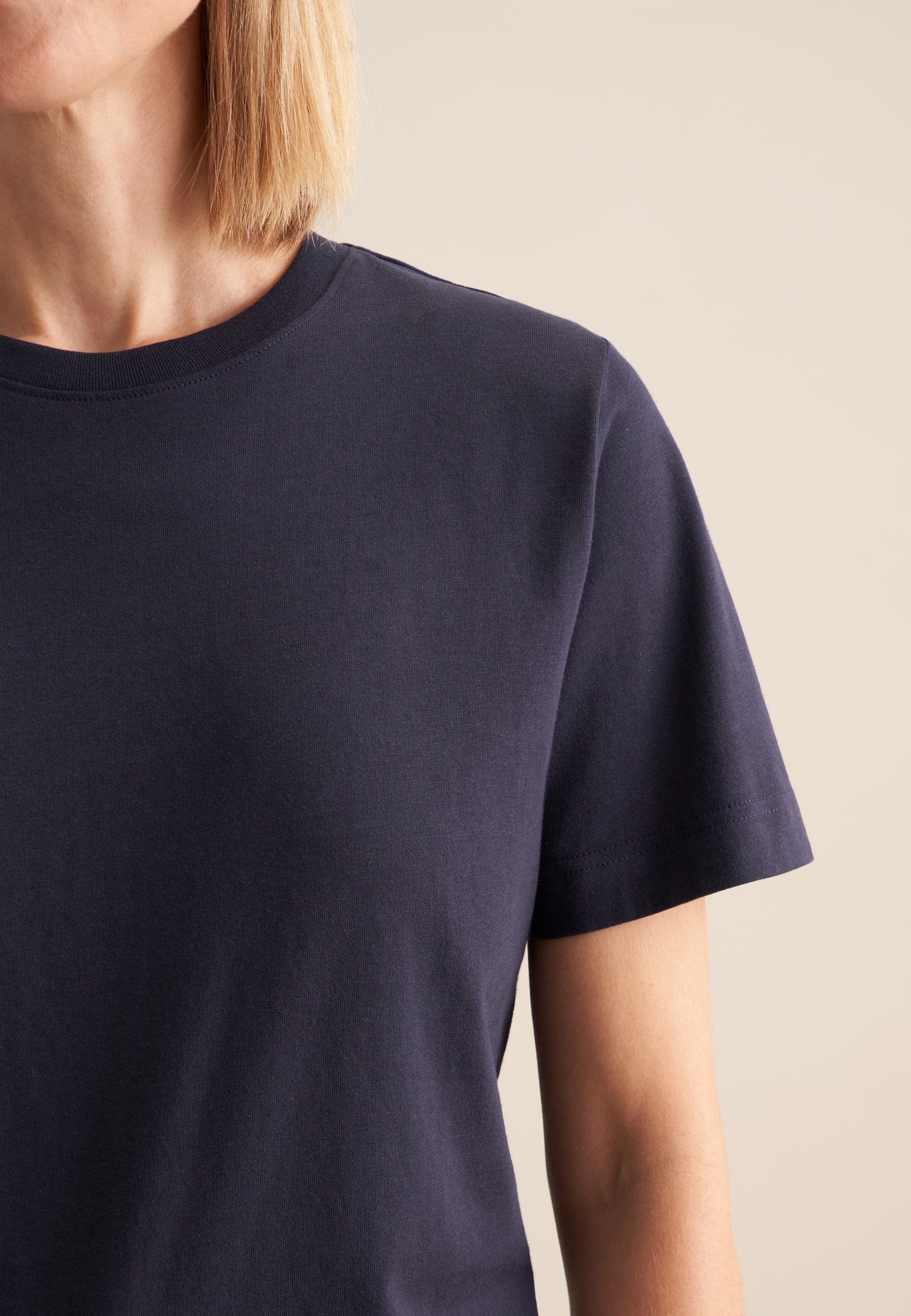 seidensticker T-Shirt »Schwarze Rose« 1/2 Rundhals Uni