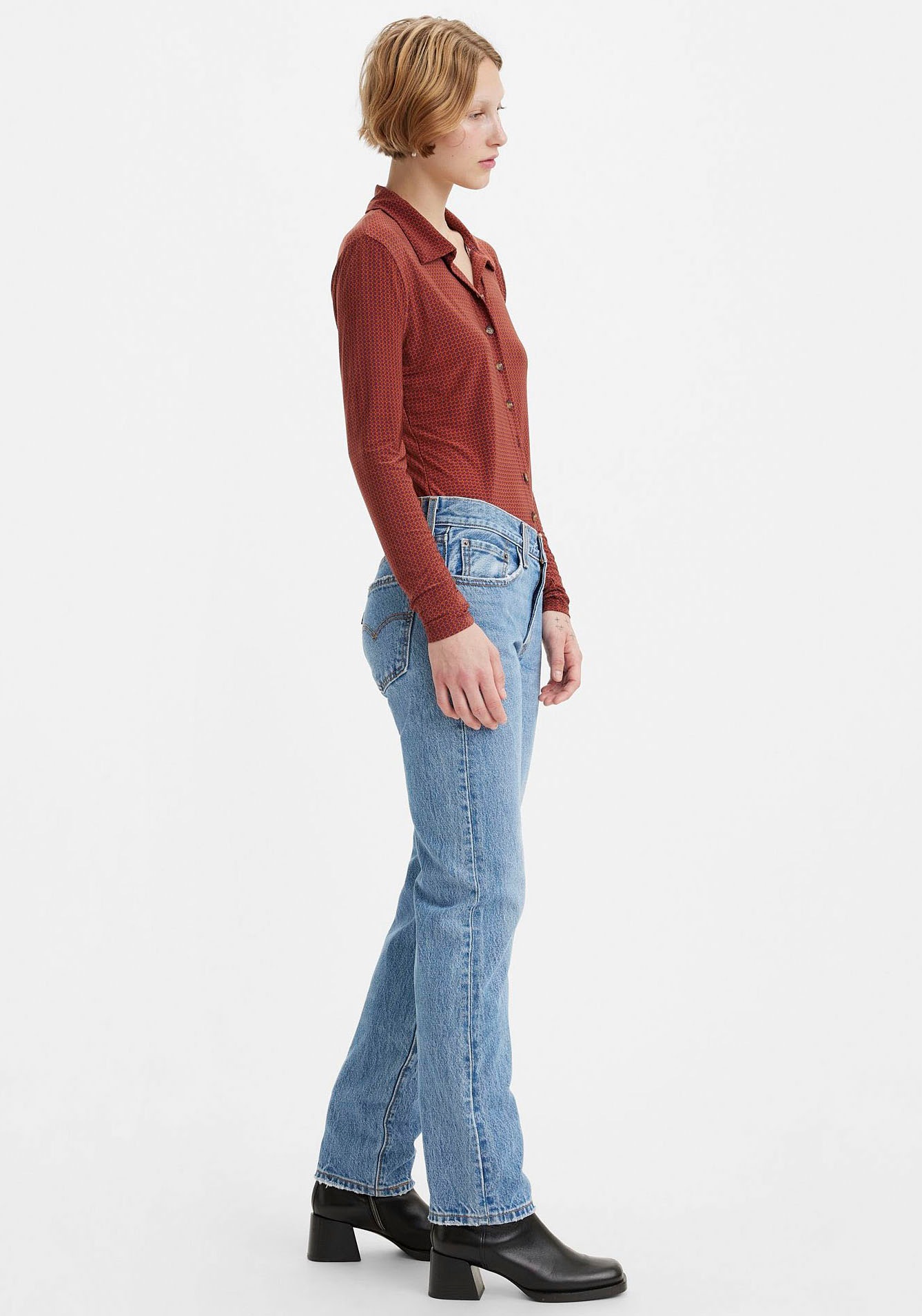 Levi's® Gerade Jeans »MIDDY STRAIGHT«