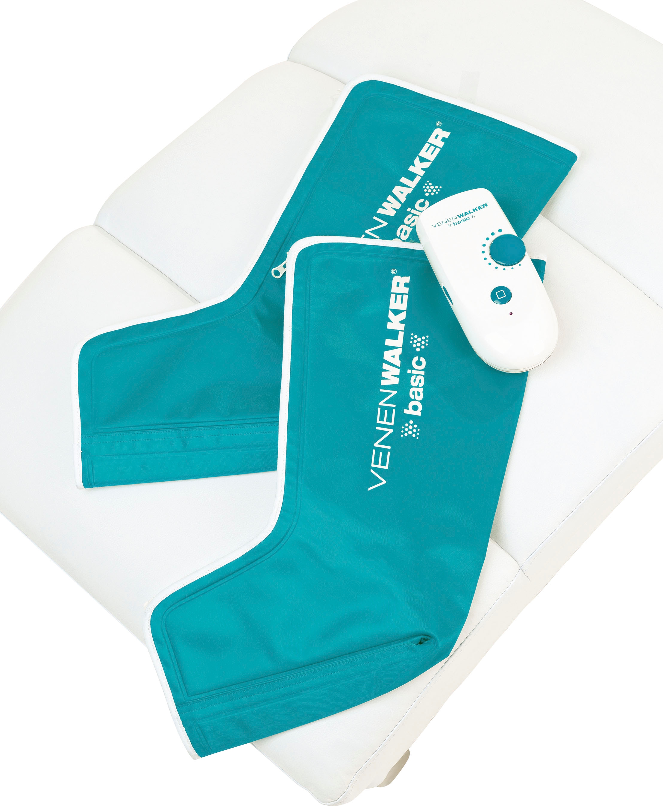 VENENWALKER basic Venentrainer »VenenWalker Basic«, (Set, 5 tlg., 1* Steuergerät, 1* Tragetasche, 2* Beinmanschetten, 1*Netzadapter)