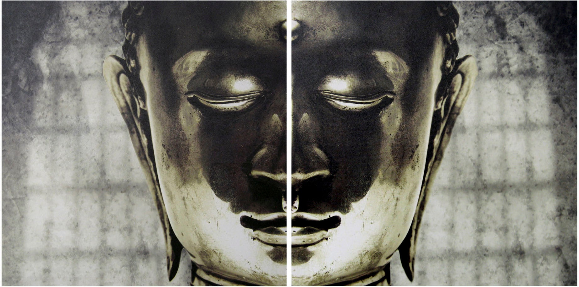 Creativ home Bild »Dekobild Buddha« 2 Stk. tlg. mit großem Motiv günstig online kaufen