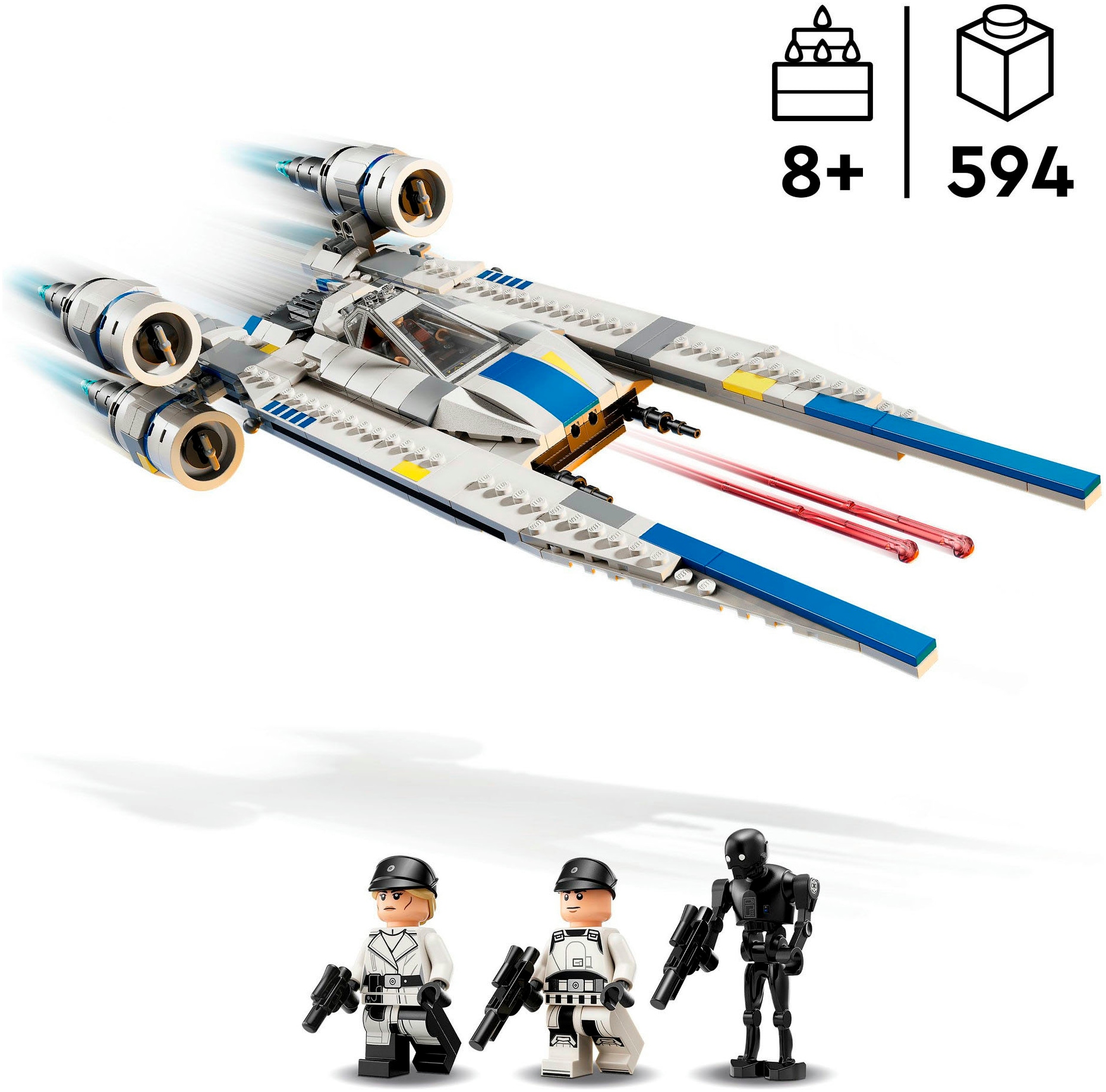 LEGO® Konstruktionsspielsteine »Rebel U-Wing Starfighter (75399), LEGO Star Wars ™«, (594 St.), Made in Europe