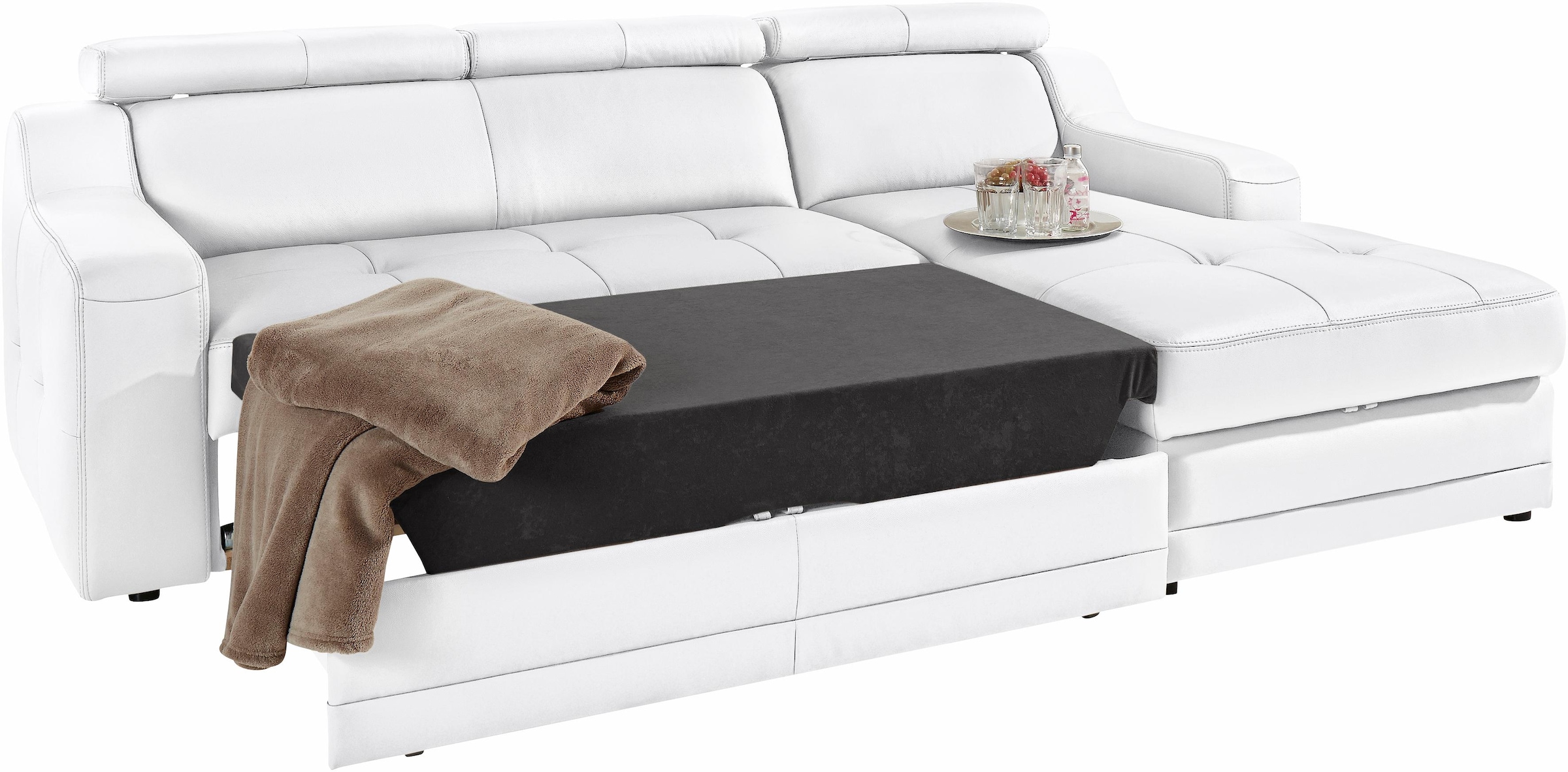 exxpo - sofa fashion Ecksofa »Lotos, bequem und funktionell, Federkern, Bre günstig online kaufen