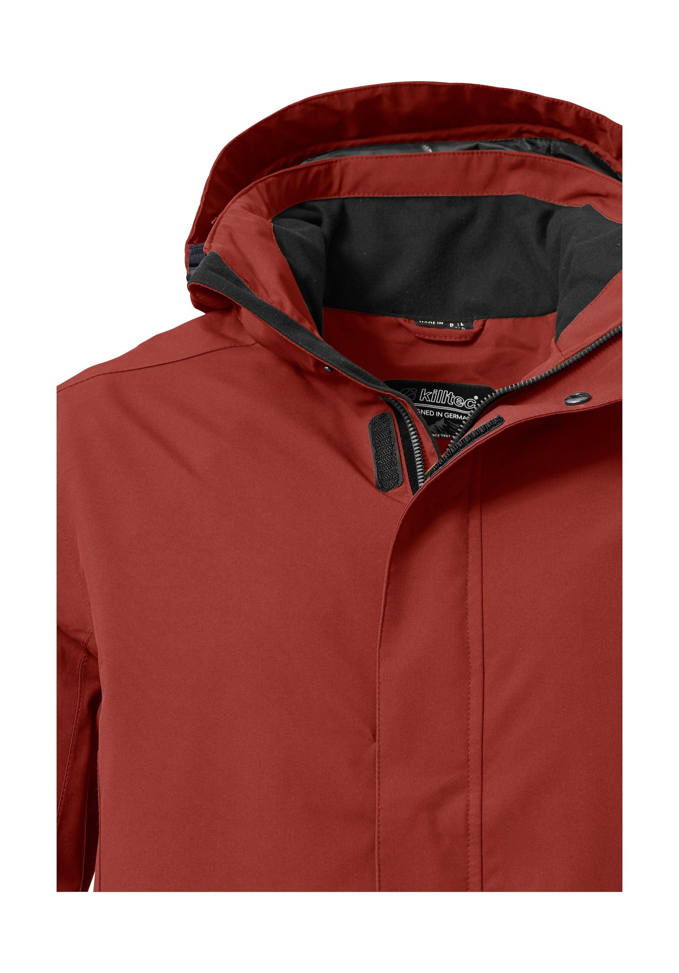 Killtec Outdoorjacke »KOS 87 MN JCKT_XENIOS« 100% wasser- und winddicht, abzippbare Kapuze, verstellbare Bündchen