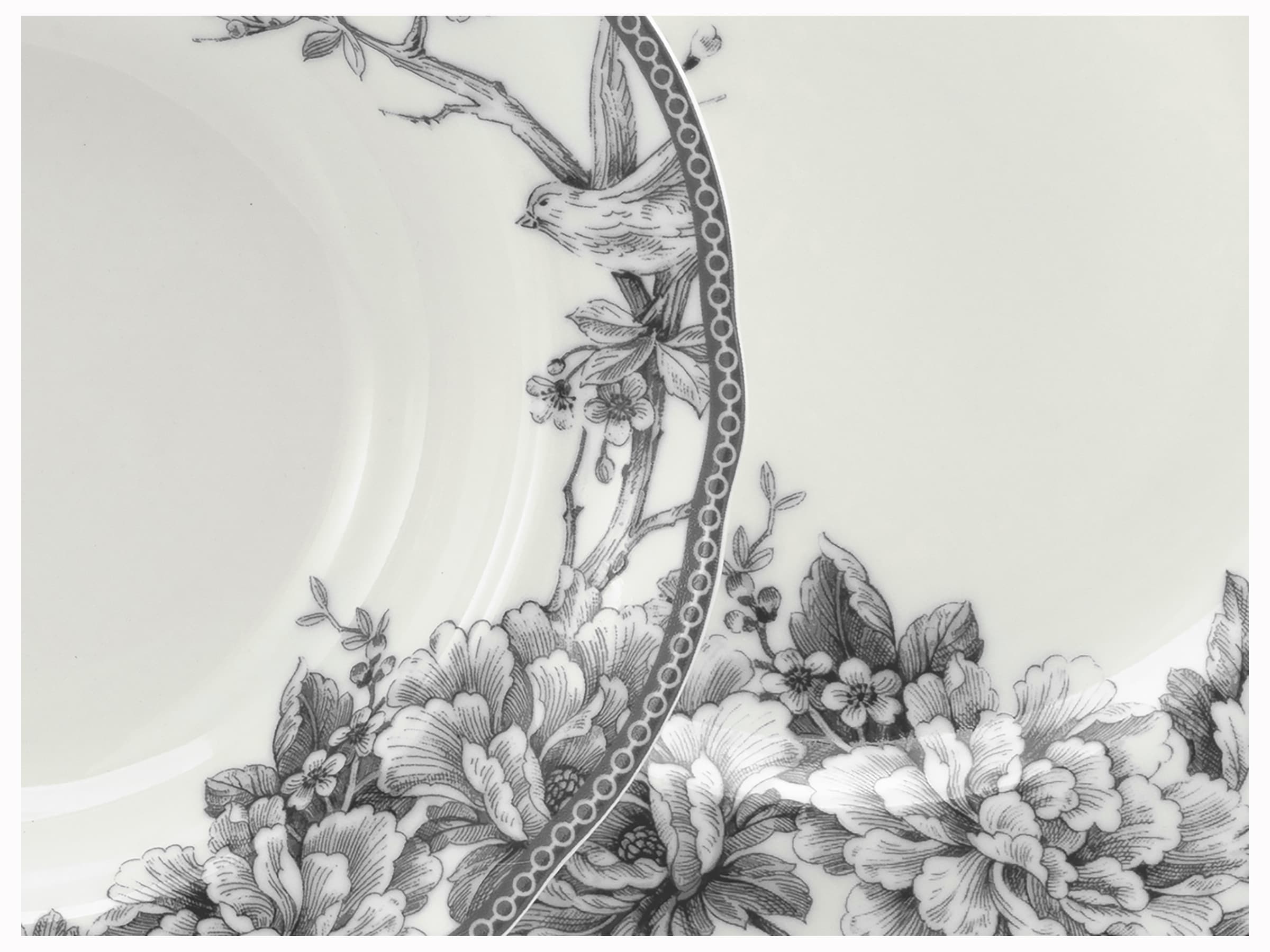 CreaTable Kaffeeservice »Adelaide, Service 12-tlg.« Nostalgischer Vintage Dekor, Elegante Form