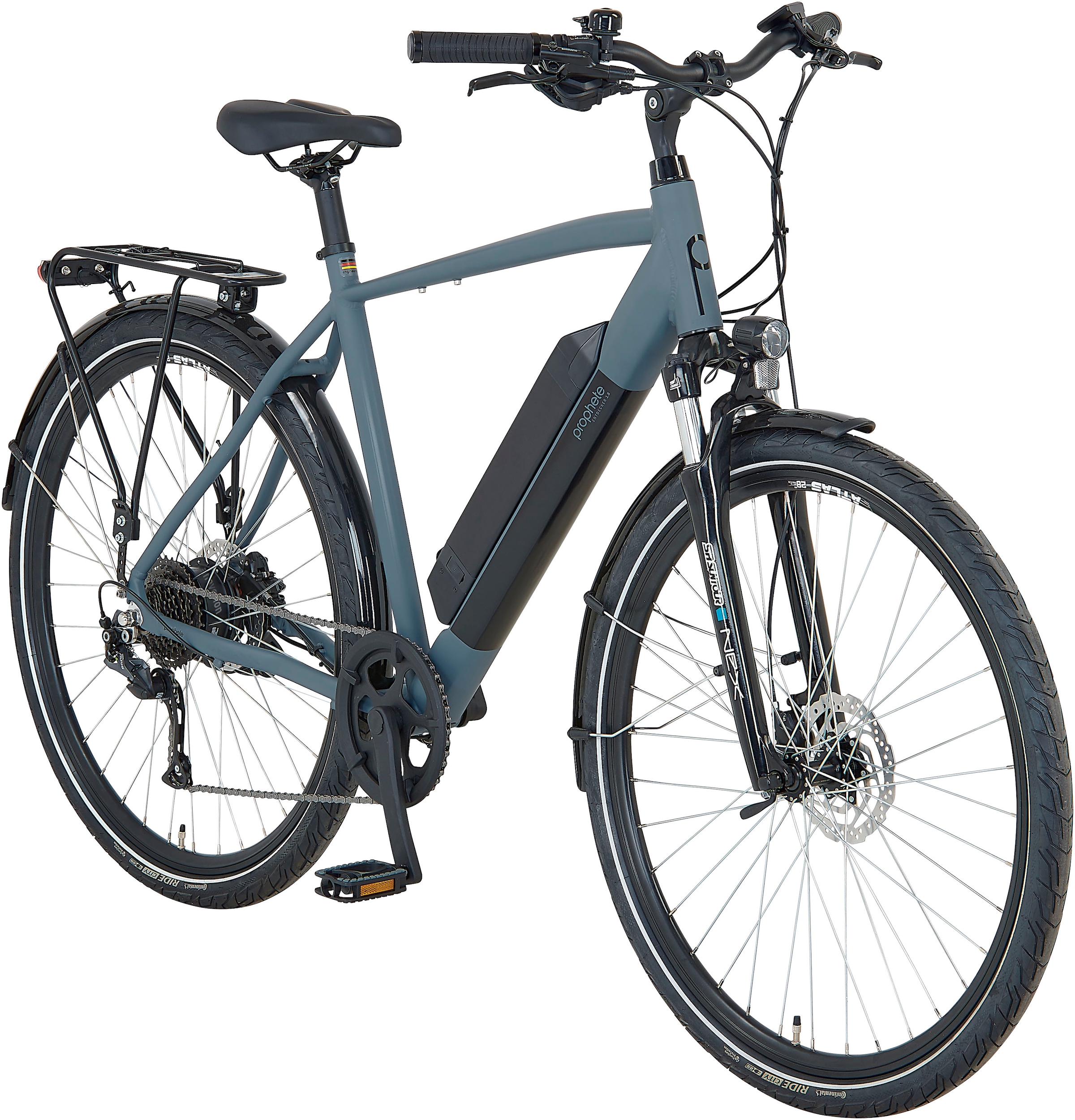 Prophete E-Bike »Prophete E-Bike Entdecker 1.8«, 8 Gang, Shimano, Altus, Heckmotor 250 W, Pedelec