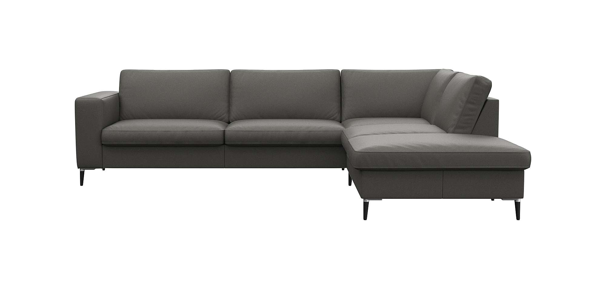 FLEXLUX Ecksofa "Fiore, super Sitzkomfort durch Kaltschaum im Sitz, L-Form" günstig online kaufen