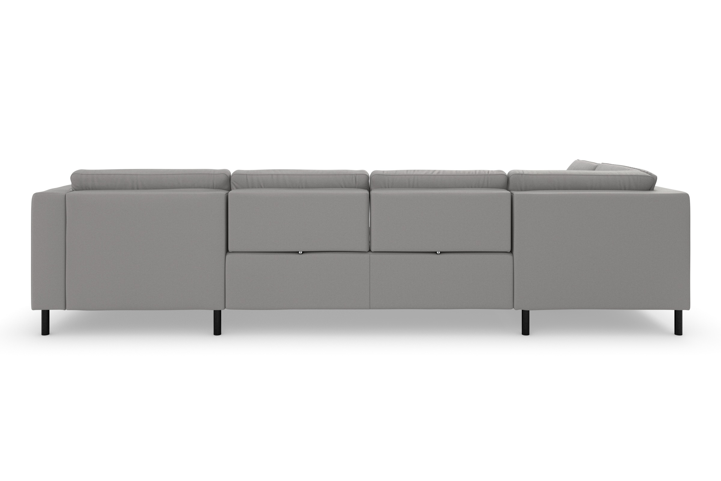 sit&more Wohnlandschaft »Olsen U-Form«, inklusive Sitztiefenverstellung, wahlweise mit Bettfunktion, 15cm hoch