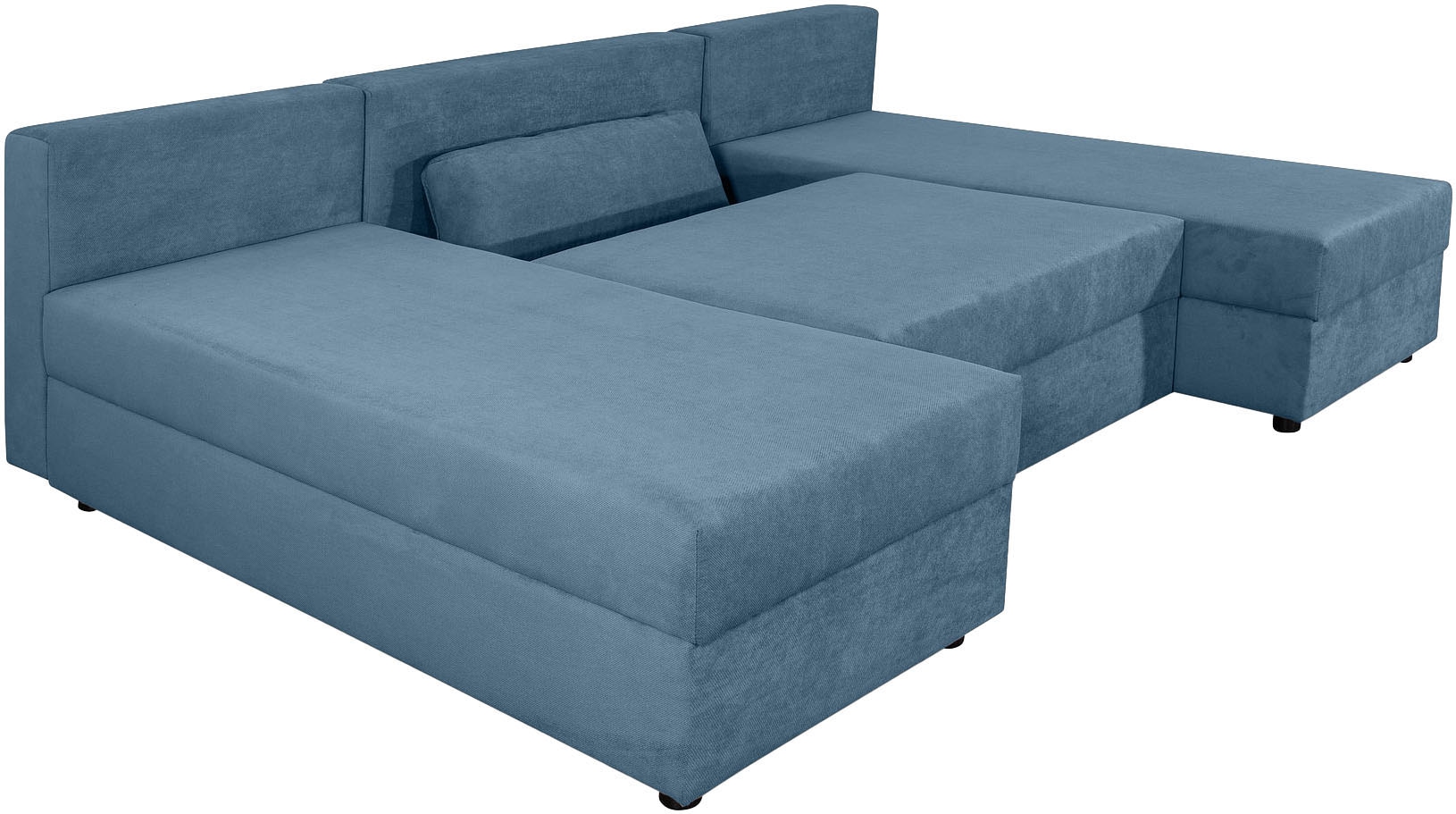 COLLECTION AB Wohnlandschaft »Pico U-Form«, Breite 220, ohne Armlehne mit Schlaffunktion, Bettkasten