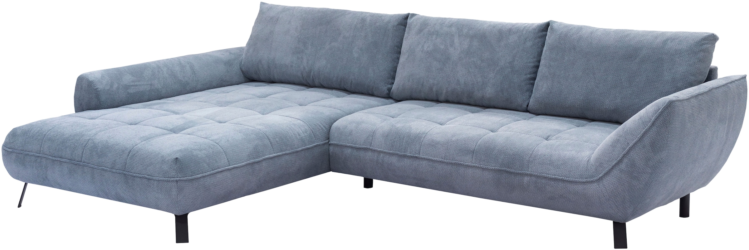 exxpo - sofa fashion Ecksofa »Biarritz modern und elegantes Mega Sofa mit tollem Sitzkomfort, L-Form« XXL– Longchair Ecke in hochwertiger Verarbeitung, Stellmaße 324x203 cm