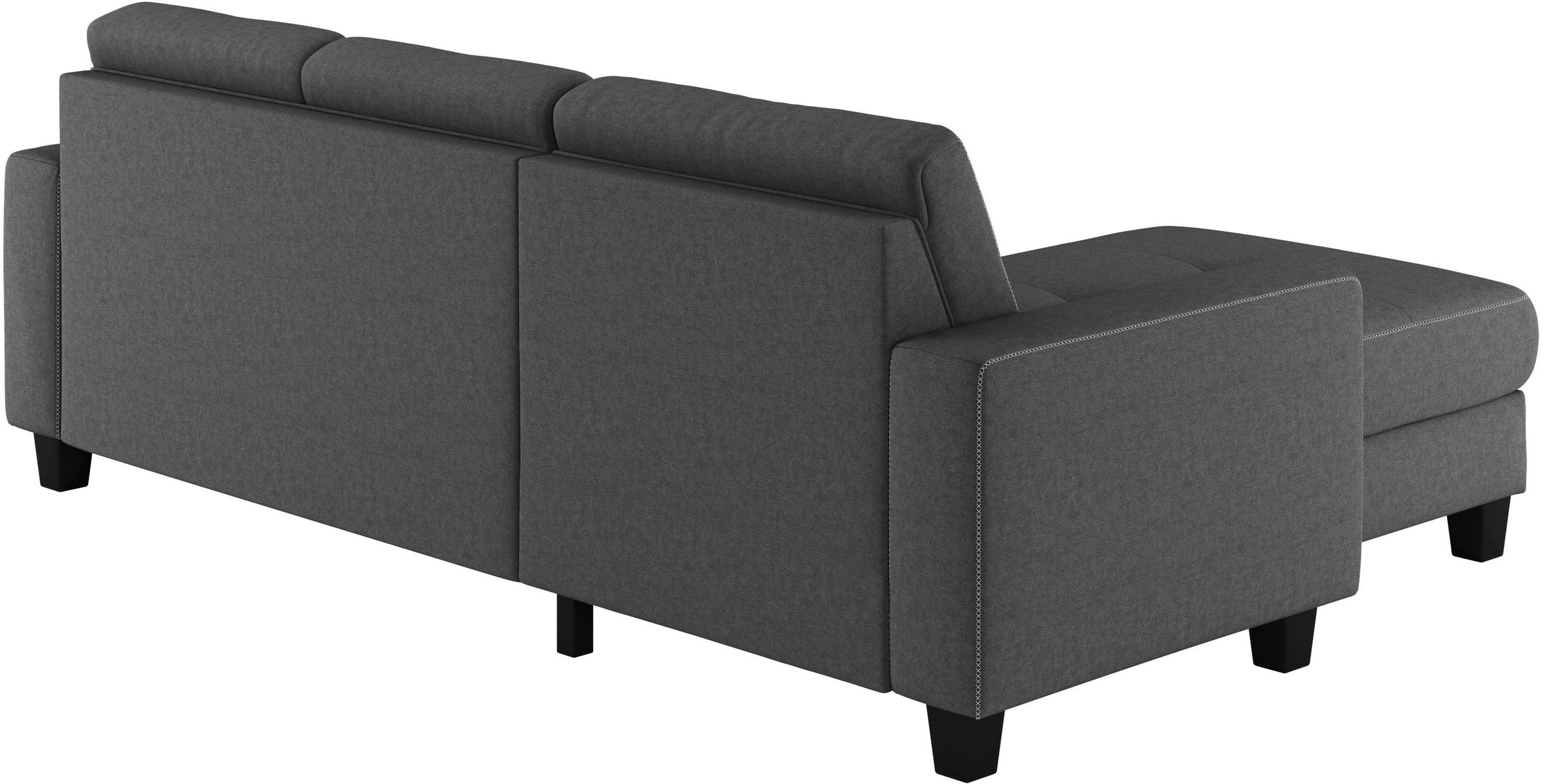 Places of Style Ecksofa »Varese«, wahlweise mit Bettfunktion und Bettkasten