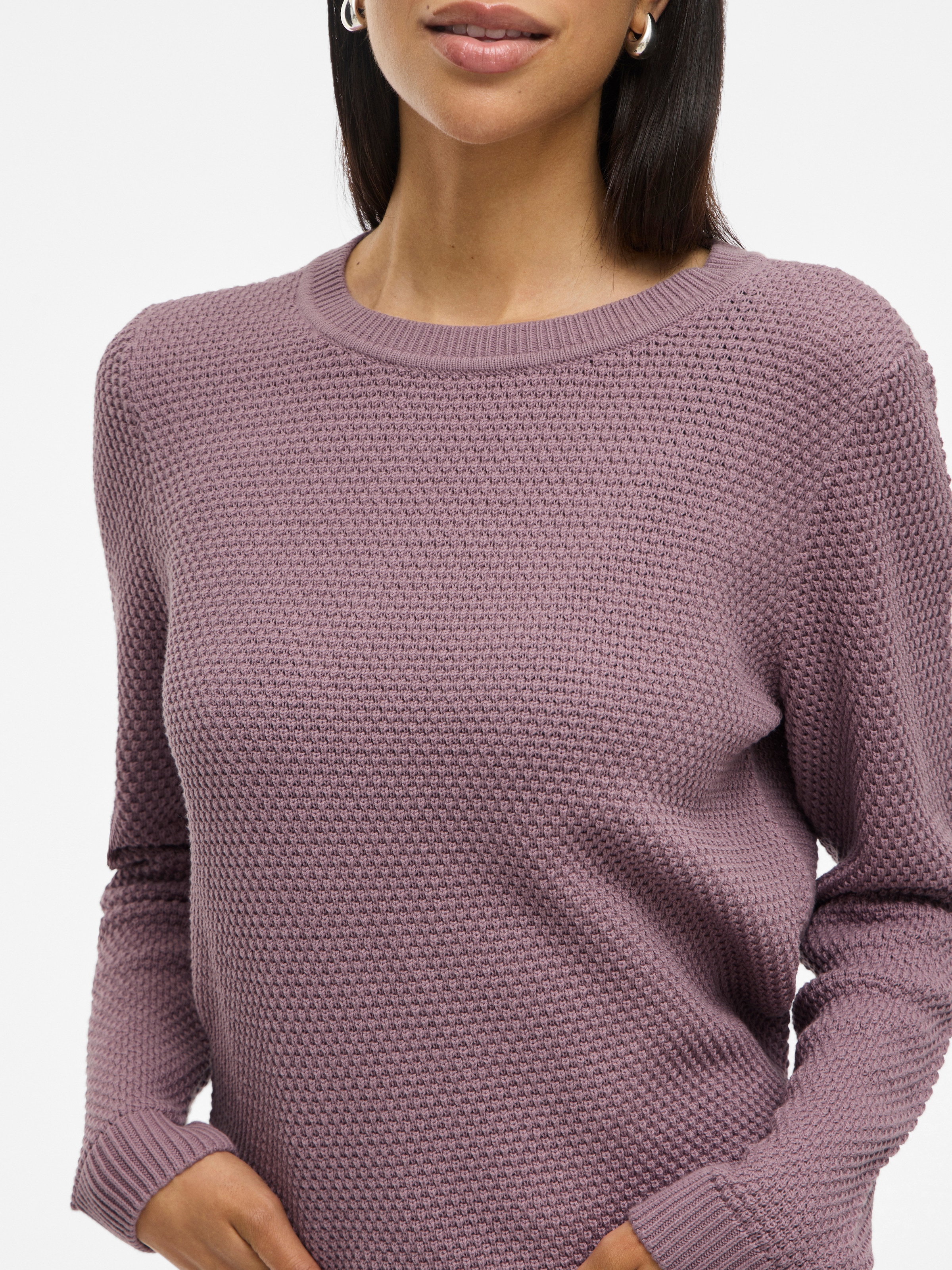 Vila Rundhalspullover »VIDALO O-NECK L/S KNIT TOP- NOOS«