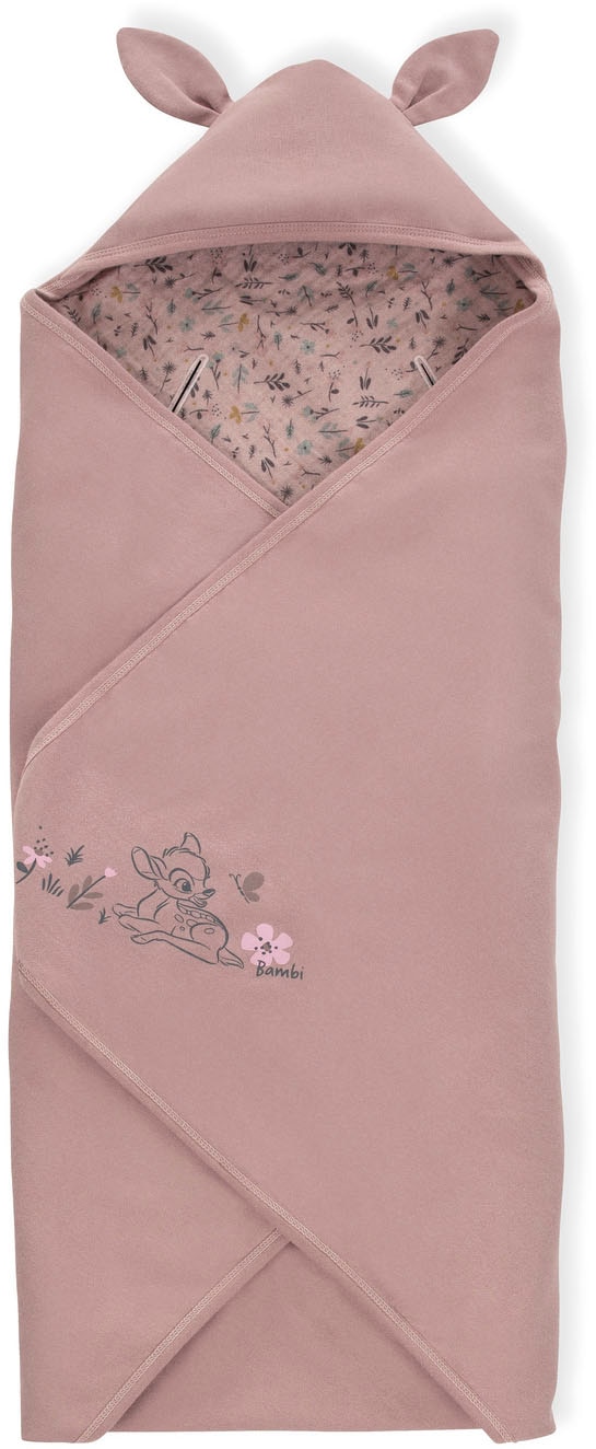 Babydecke »Baby Einschlagdecke, Snuggle N Dream Bambi Rose«, mit Kapuze