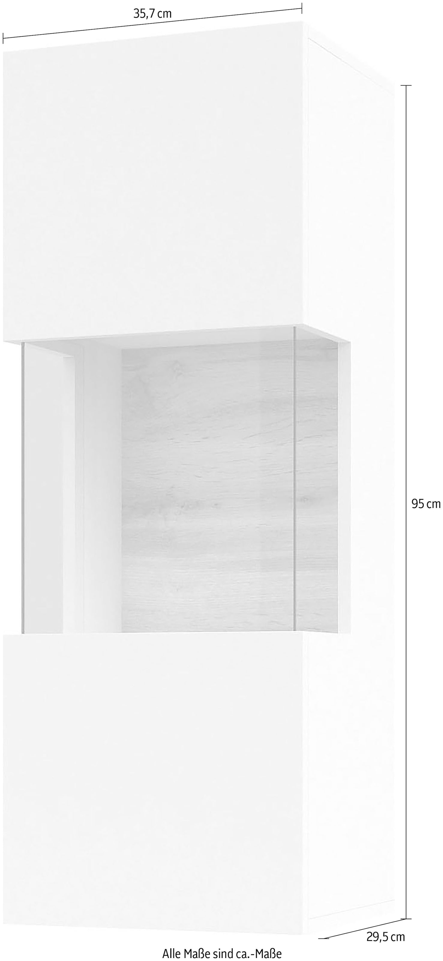 Helvetia Hängevitrine »Ava«, Höhe 95 cm mit Seitenverglasung im Online-Shop  kaufen