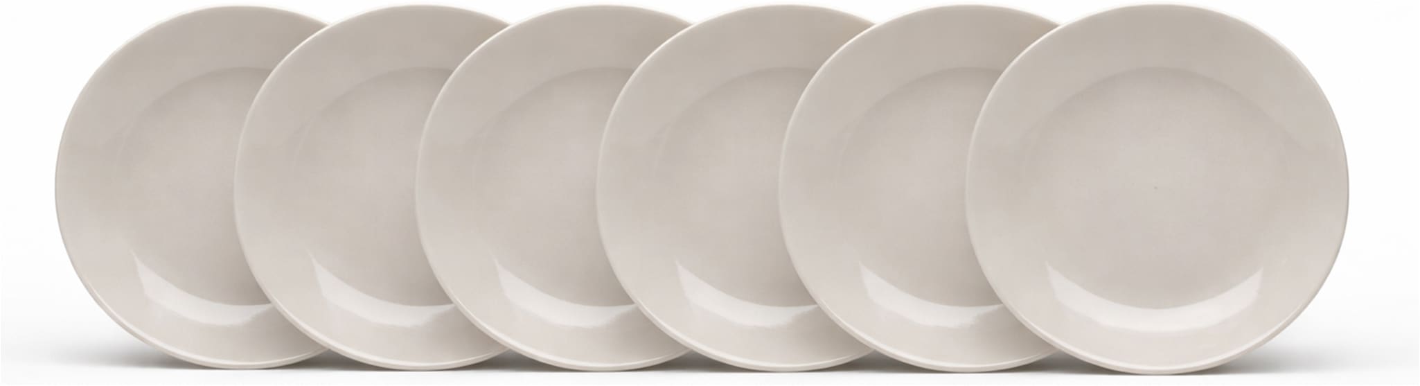 van Well Dessertteller »Malmö, Teller 20 cm, 6 Stück« Teller Set, Steingut, spülmaschinen-/mikrowellengeeignet