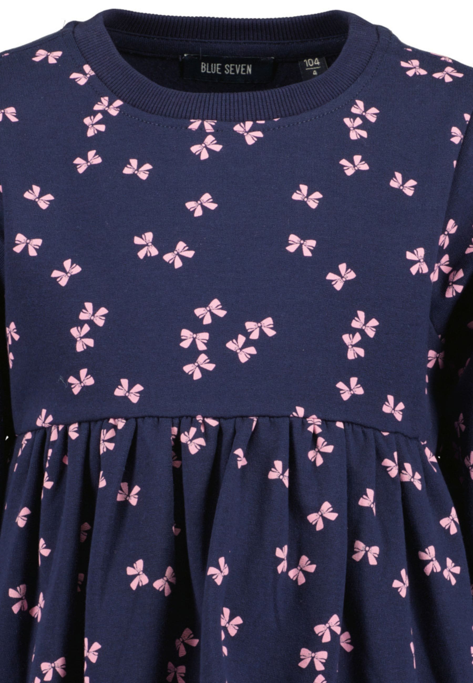 Blue Seven Sweatkleid Baumwollmischung, Alloverprint