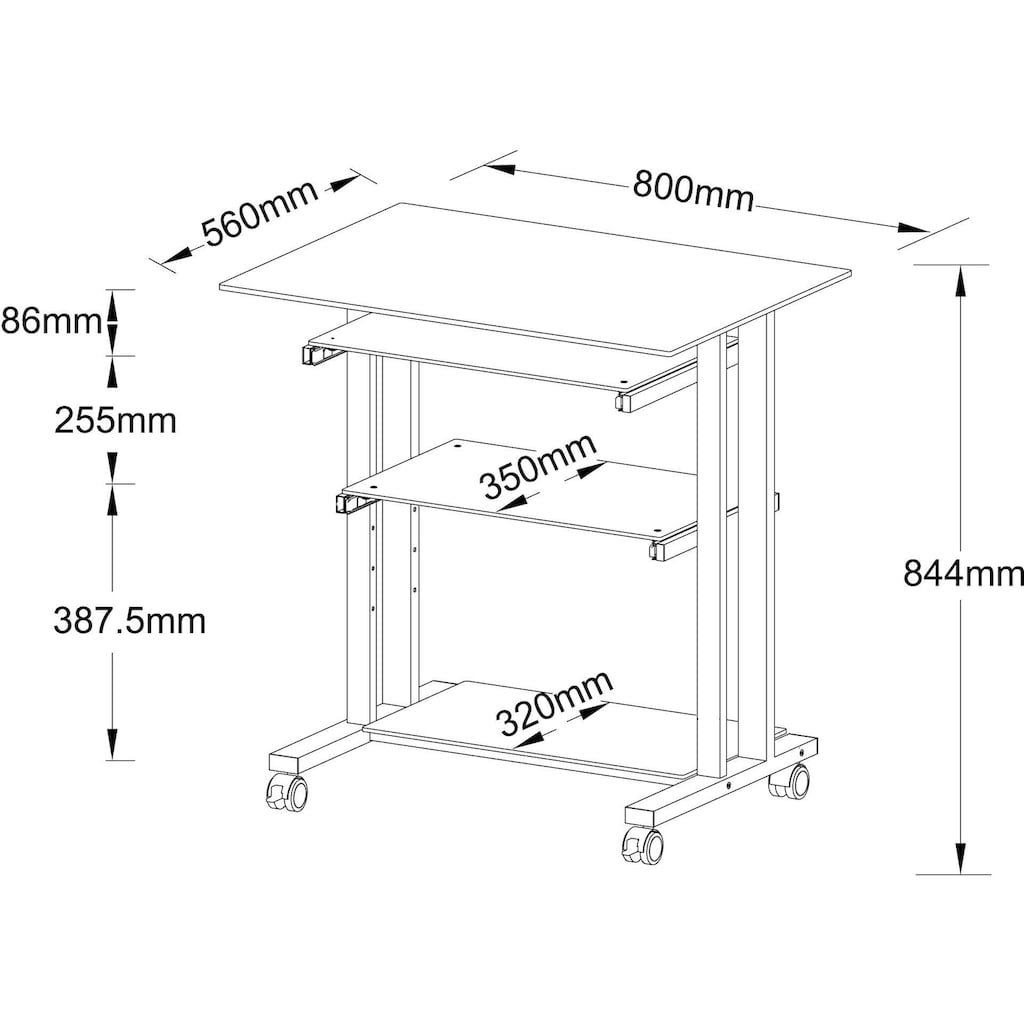 Jahnke Computertisch »PC-R 12«