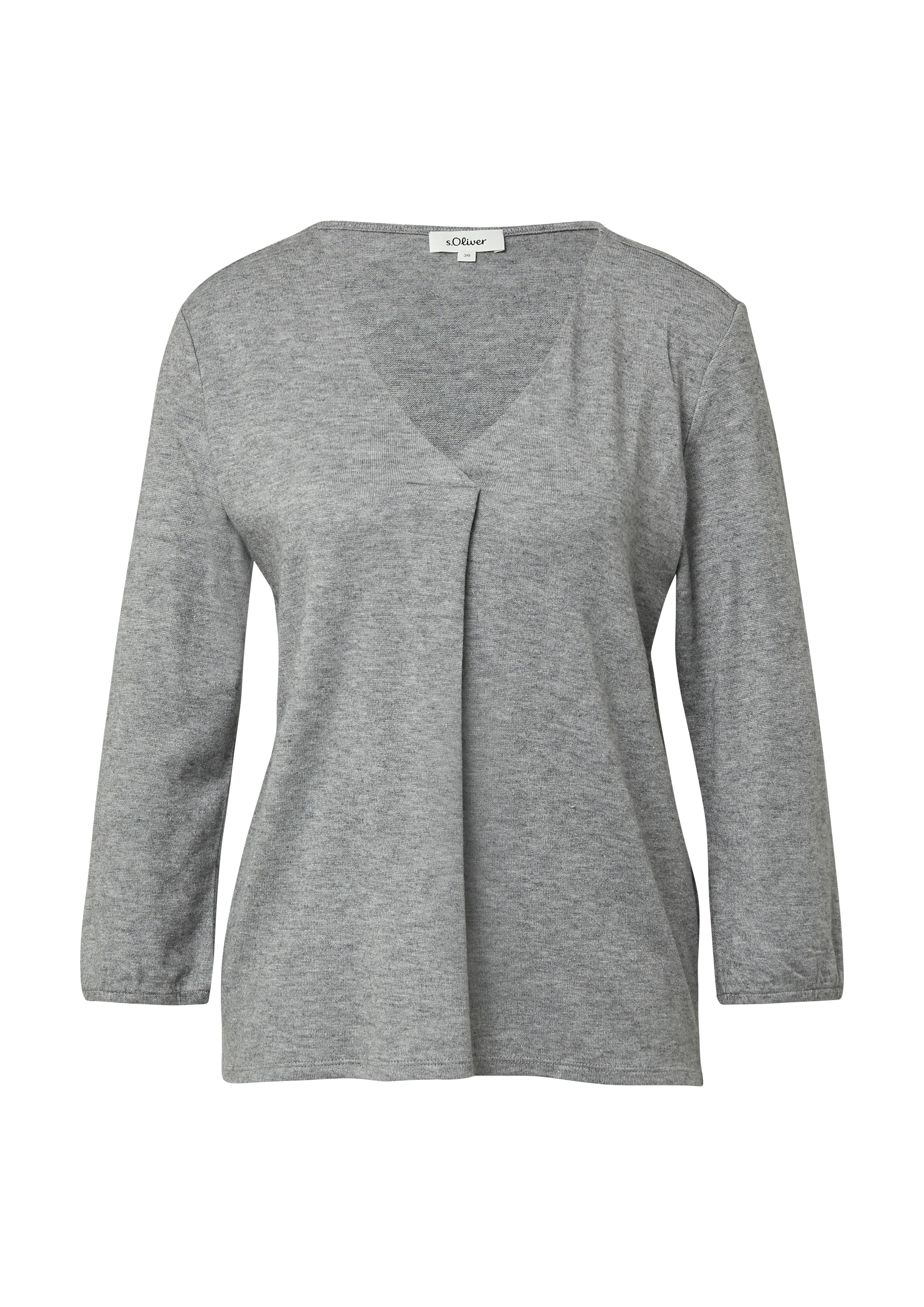 s.Oliver 3/4-Arm-Shirt, mit V-Ausschnitt
