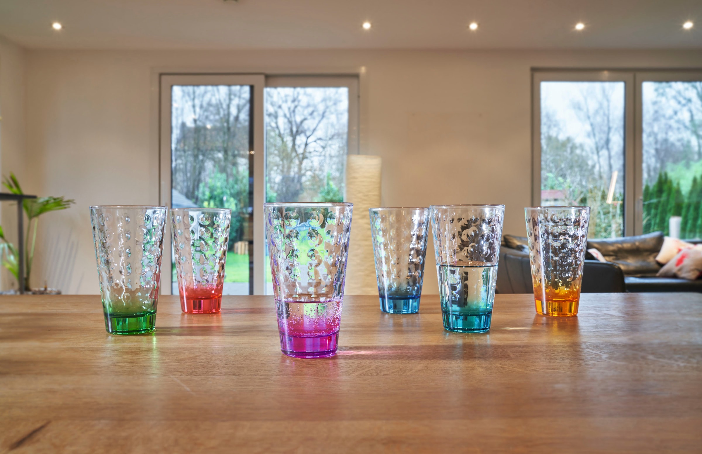 LEONARDO Gläser-Set »OPTIC«, (Set, 6 tlg.), 300 ml, 6-teilig
