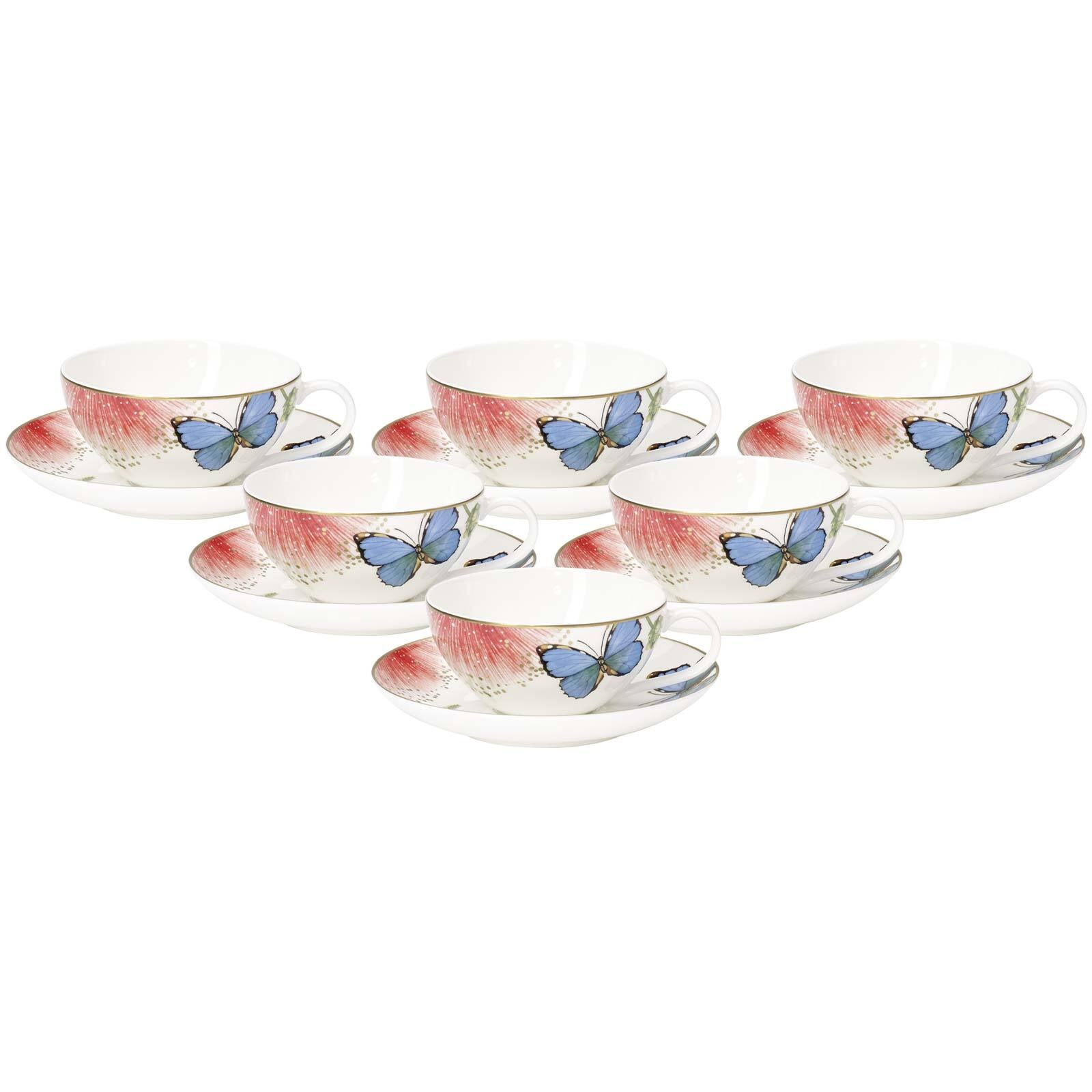 Villeroy & Boch Tasse »Teetassen mit Untertassen Amazonia Anmut 200 ml 6er günstig online kaufen