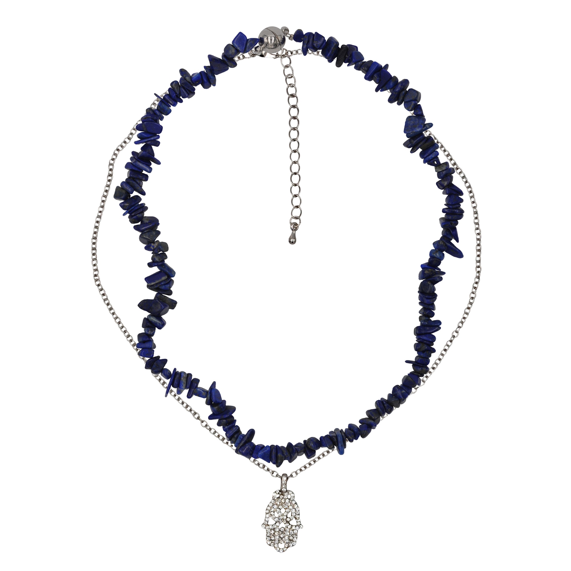 Steuer Kette mit Anhänger »Set Lapislazuli-Splitterkette und Kette mit Anhänger«