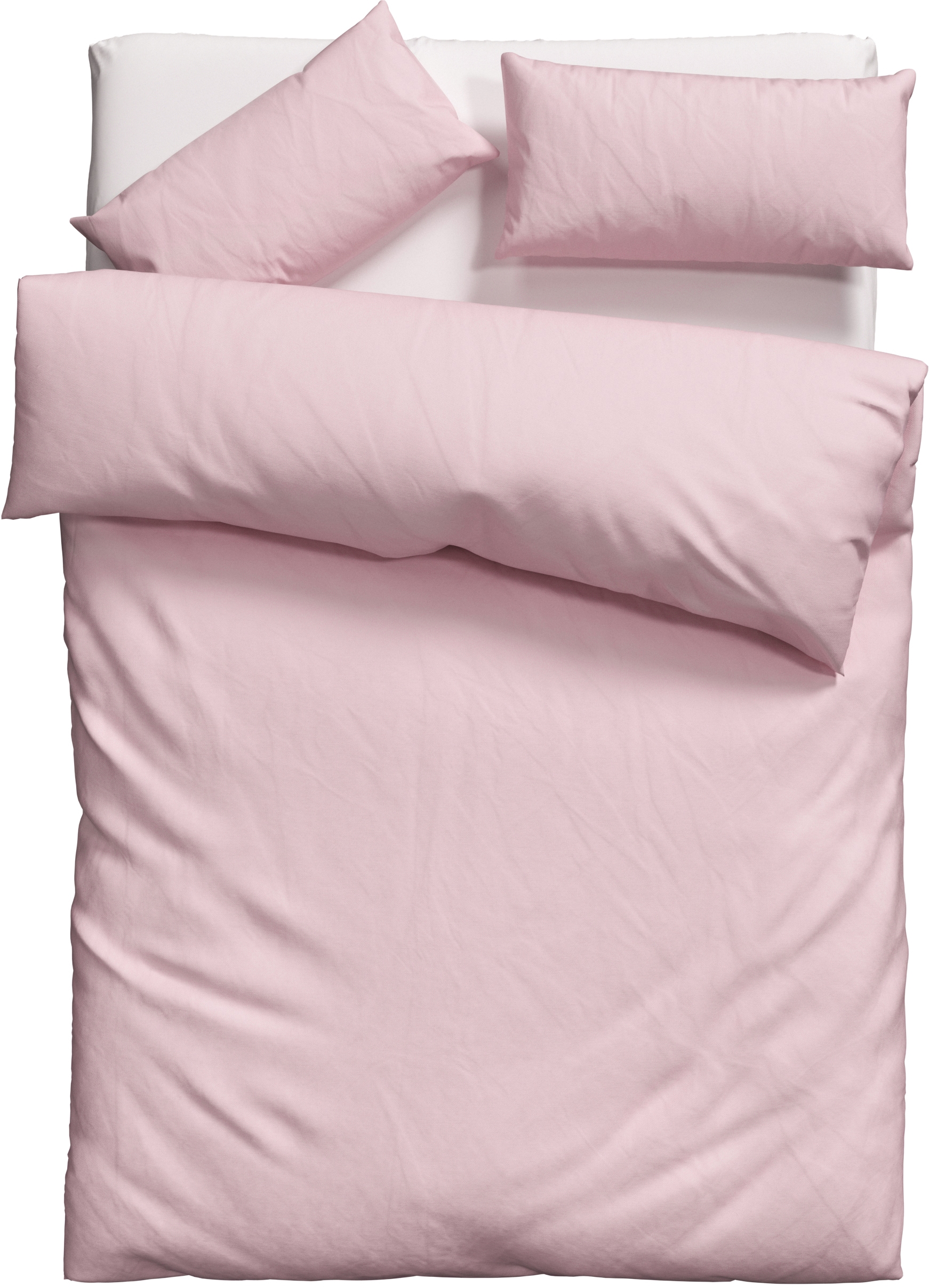 OTTO home Bettwäsche »Desner 100% Microfaser, extra weich, allergikerfreundlich« 2 Premium Qualität, uni, schnell trocknend, pflegeleicht, ab 135x200 cm