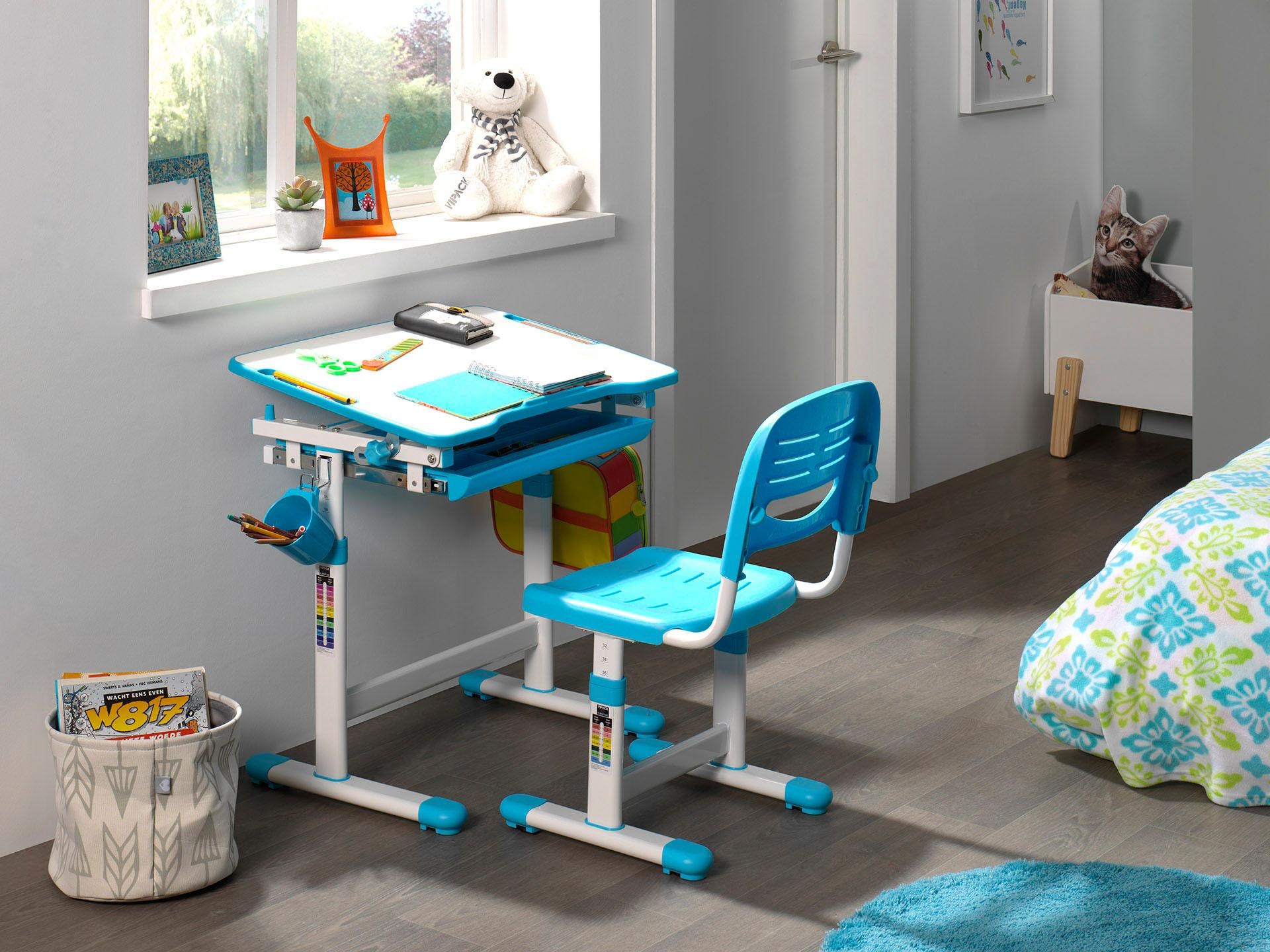 Vipack Kinderschreibtisch »Comfortline, mit Höhenverstellung inkl. Taschen- günstig online kaufen