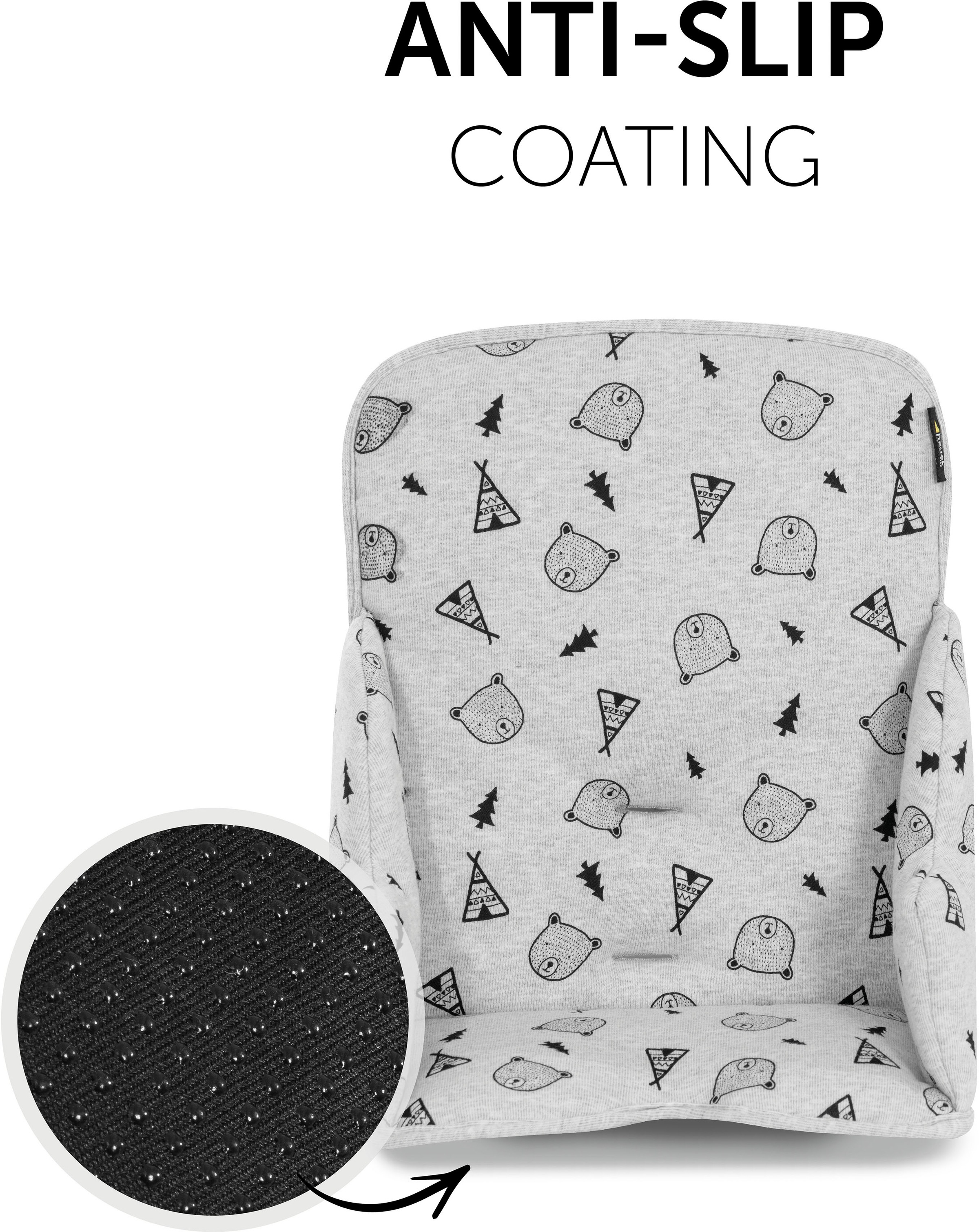 Hauck Sitzverkleinerer »Alpha Cosy Select, nordic grey«, für den ALPHA+ Holzhochstuhl