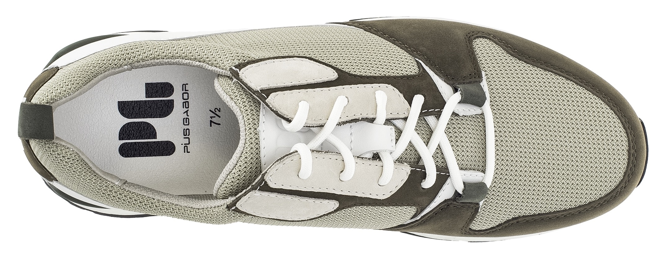 Pius Gabor Sneaker  , Freizeitschuh, Halbschuh, Komfortschuh, Schnürer in Weite G